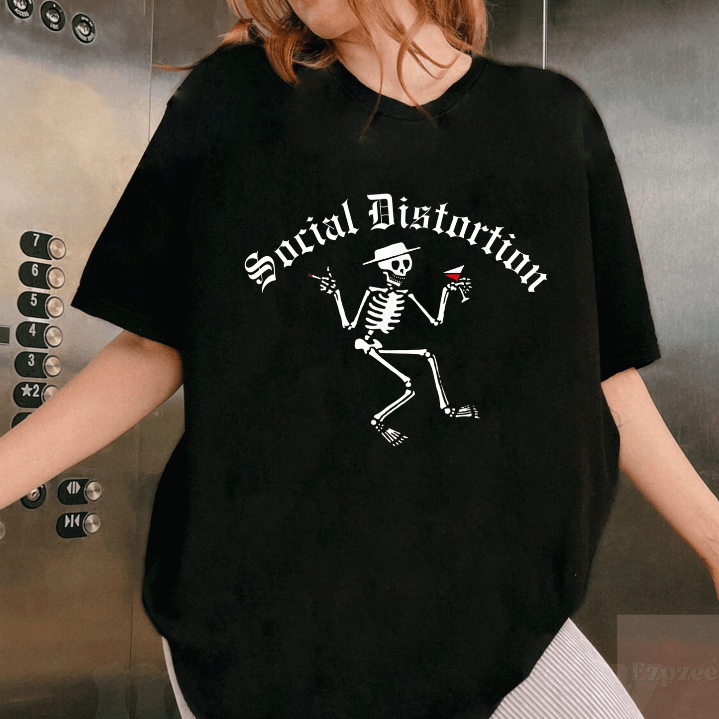 Social Distortion Skelly T-Shirt for Fans - Unique Art Design with Iconic Skelly Print - Trendy and Comfortable Wear - 1