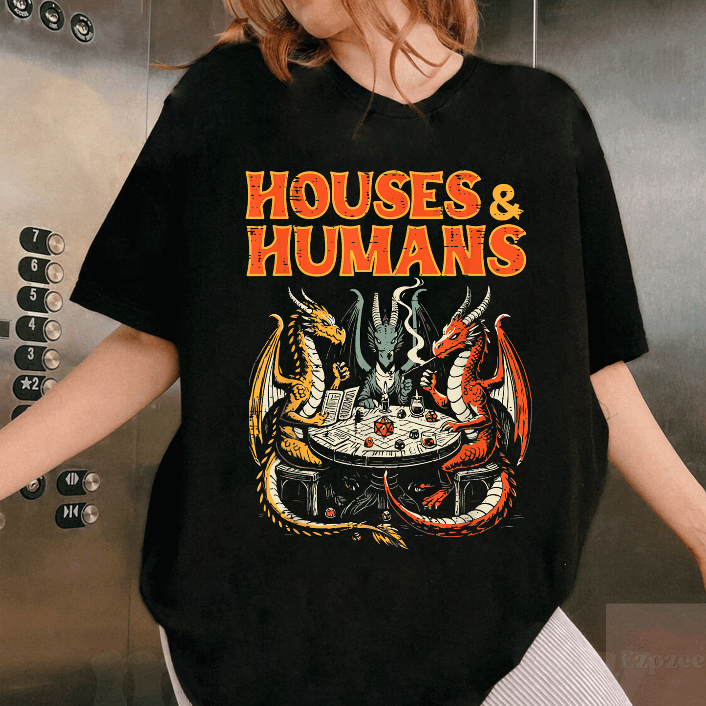 Funny Gaming House RPG Parody T-Shirt for Men, Boys, and Kids - Perfect for Gamers Who Love Humor and Fun Styles - 1