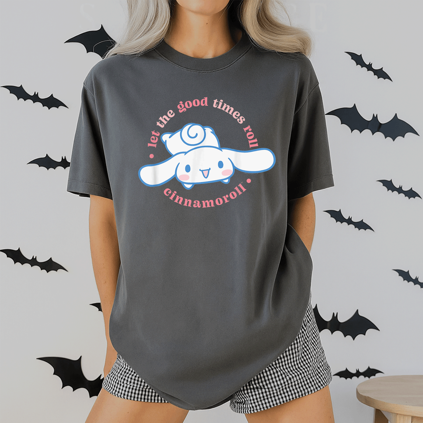 Cute Cinnamoroll Let the Good Times Roll T-Shirt for Fans – Adorable Graphic Tee Featuring Charming Cinnamoroll Design - 2