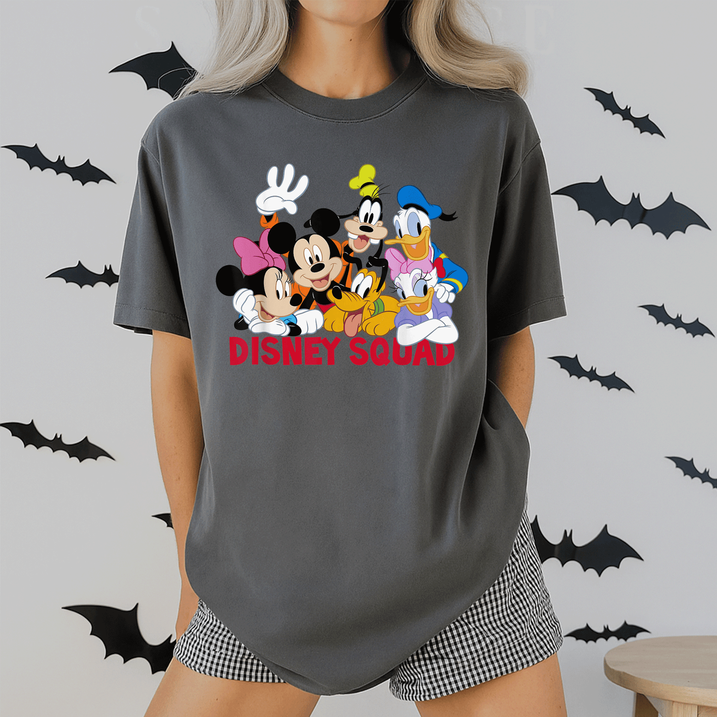 Disney Mickey and Friends Squad T-Shirt Fun Graphic Tee Featuring Classic Characters Perfect for Kids and Disney Fans - 2