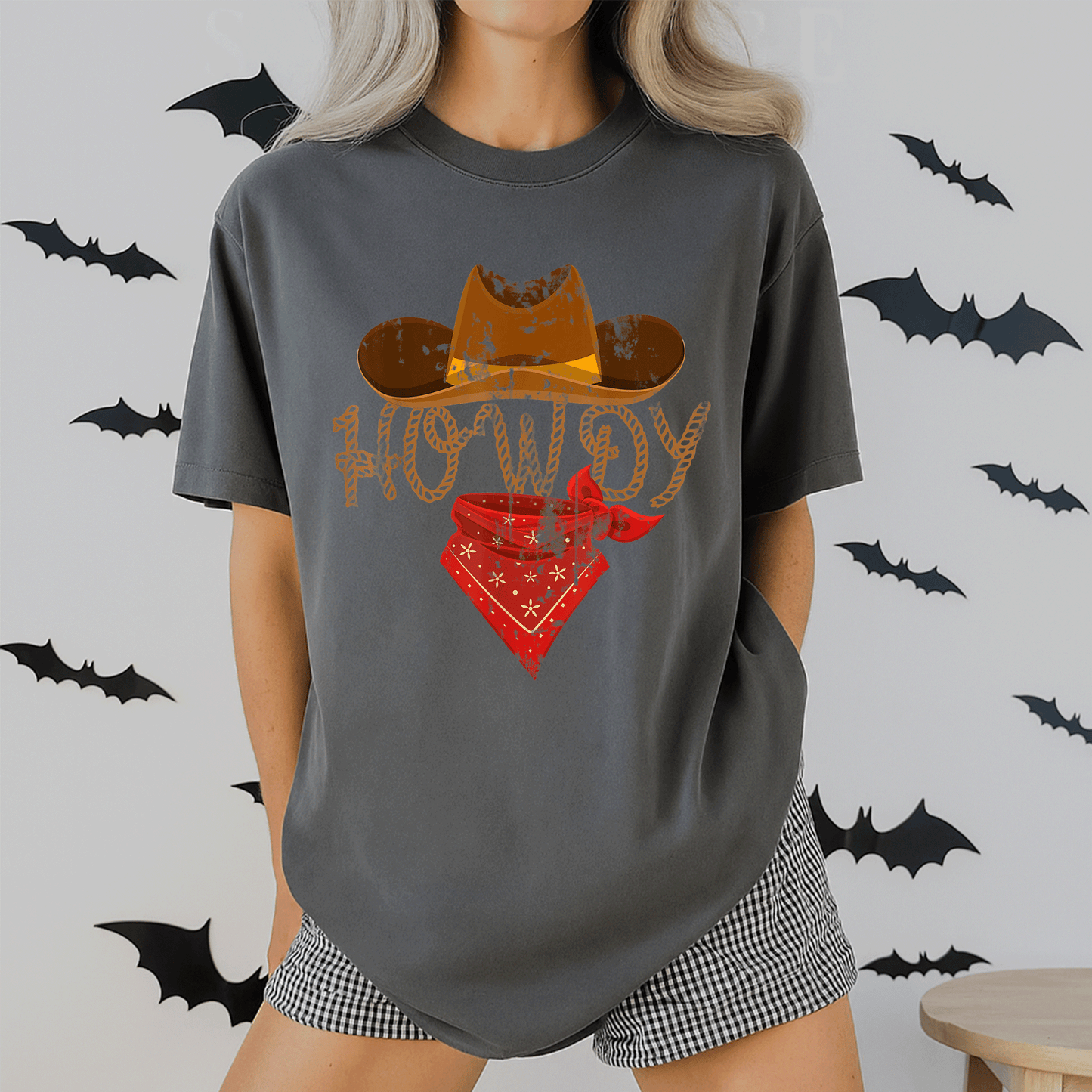 Howdy Cowboy T-Shirt for Men and Women Featuring a Fun Western Graphic, Perfect for Casual Wear and Country Lovers - 2