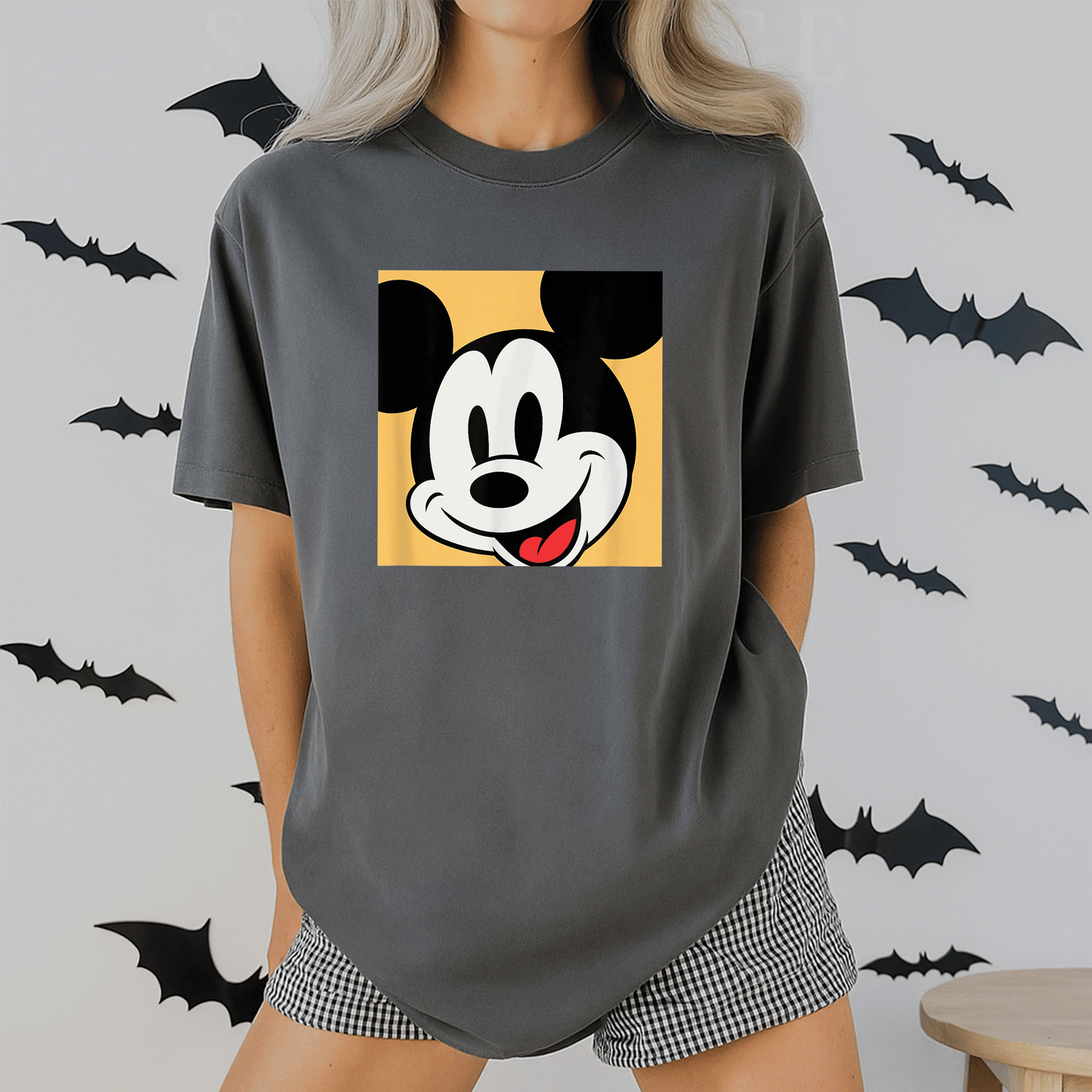 Stylish Amazon Essentials Men's Disney Mickey Comic Black T-Shirt - Fun, Comfortable, and Perfect for Daily Wear - 2