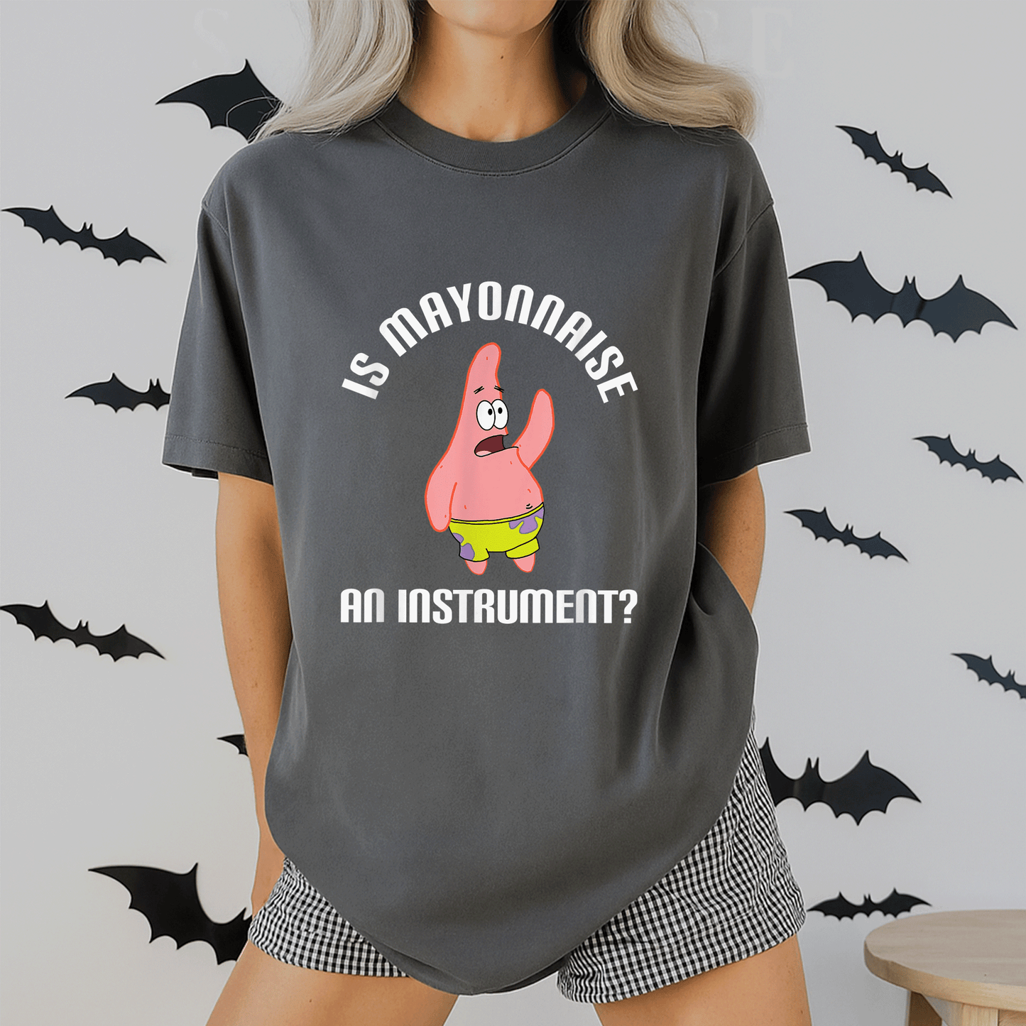 Mademark SpongeBob SquarePants Is Mayonnaise An Instrument T-Shirt Perfect for Fans of Fun and Whimsical Cartoon Apparel - 2
