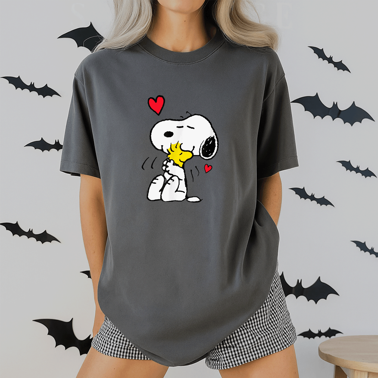 Snoopy Lots Of Love T-Shirt for Peanuts Fans | Cute and Playful Graphic Tee Featuring Iconic Snoopy Design - 2
