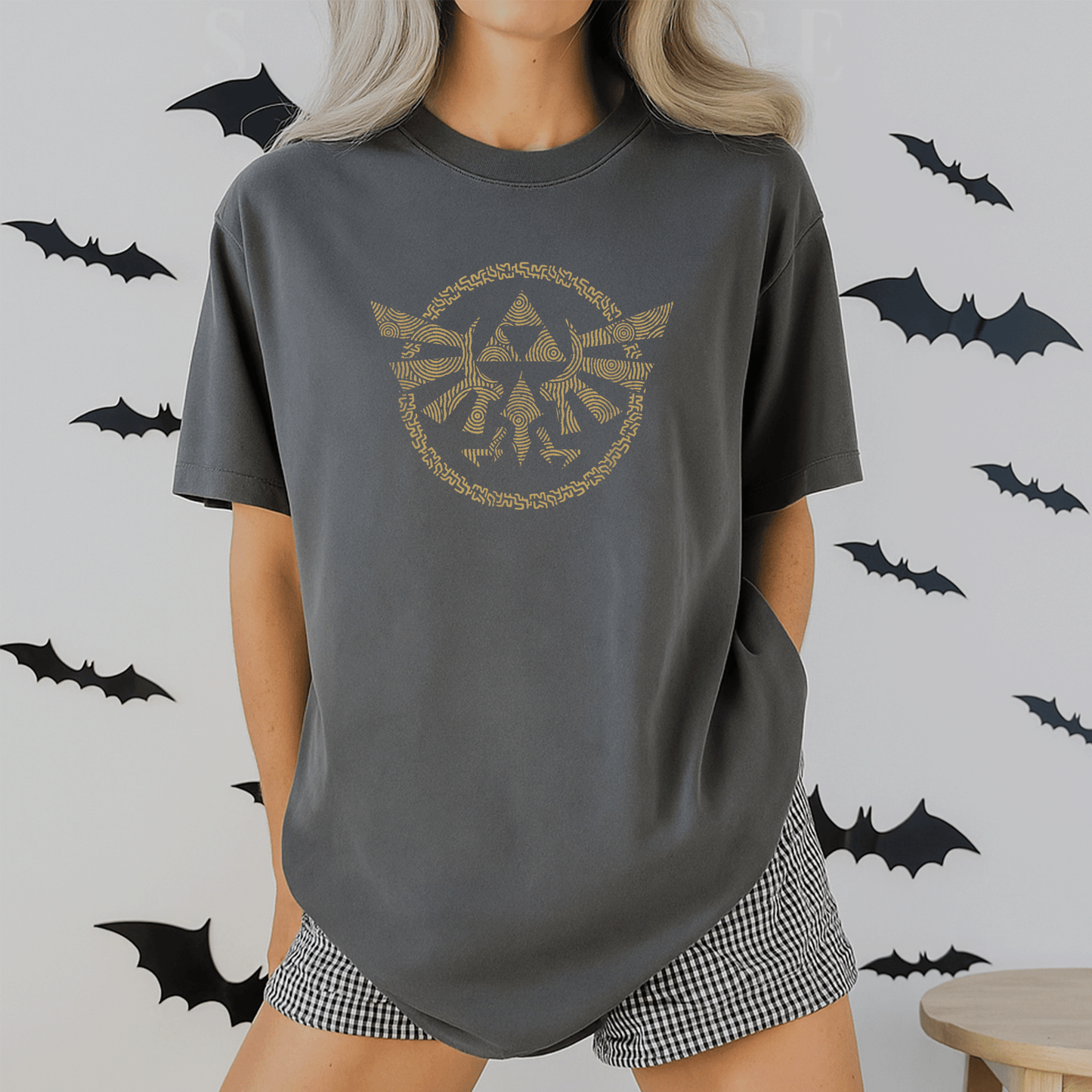 Legend of Zelda Tears of the Kingdom Hyrule Crest V2 T-Shirt – Stylish Graphic Tee for Gamers and Fans of Hyrule Adventure - 2