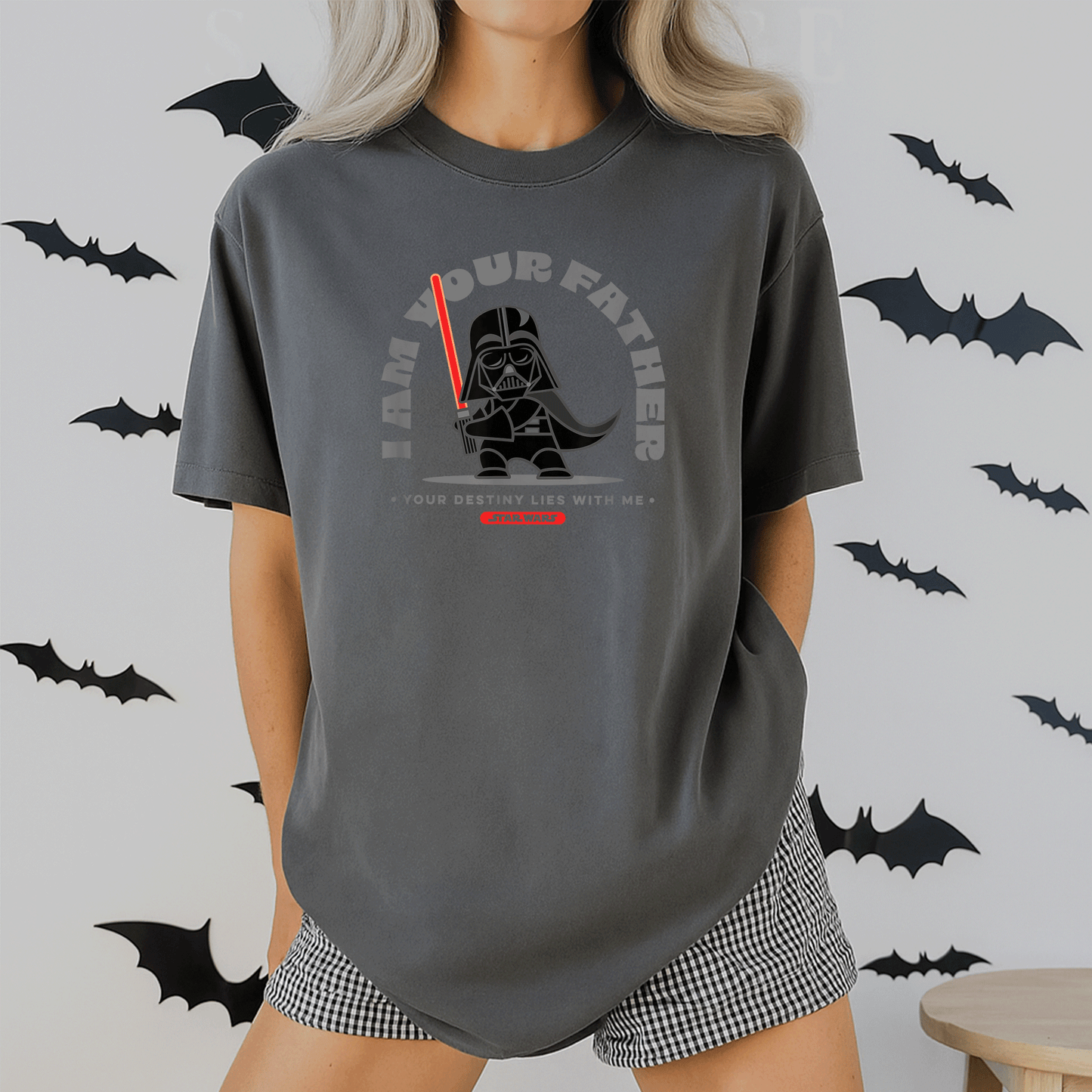 Stand Strong with the Amazon Essentials Star Wars Darth Vader T-Shirt 'I Am Your Father' - Perfect for Fans and Collectors! - 2