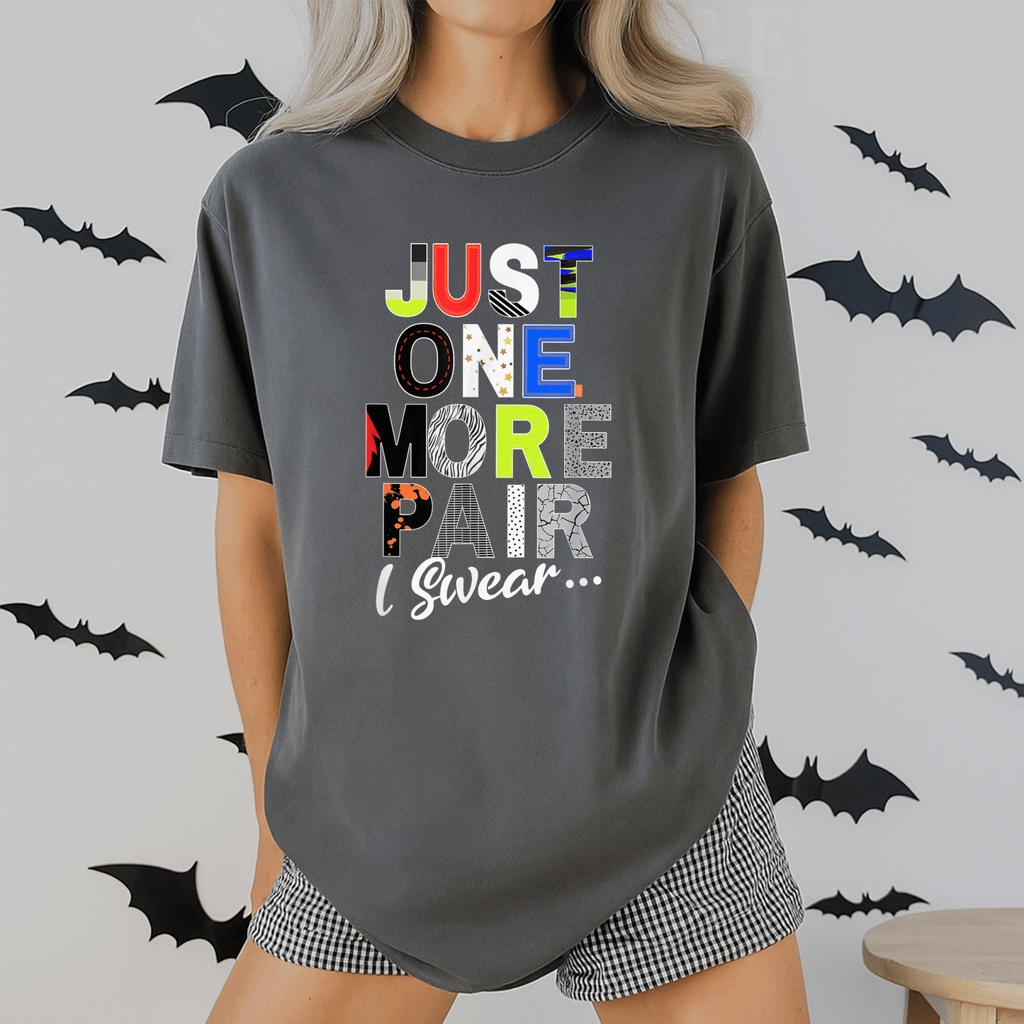 Sneaker Head Just One More Pair Sneaker Collector T-Shirt for Sneaker Lovers Fashionable and Fun Graphic Tee - 2
