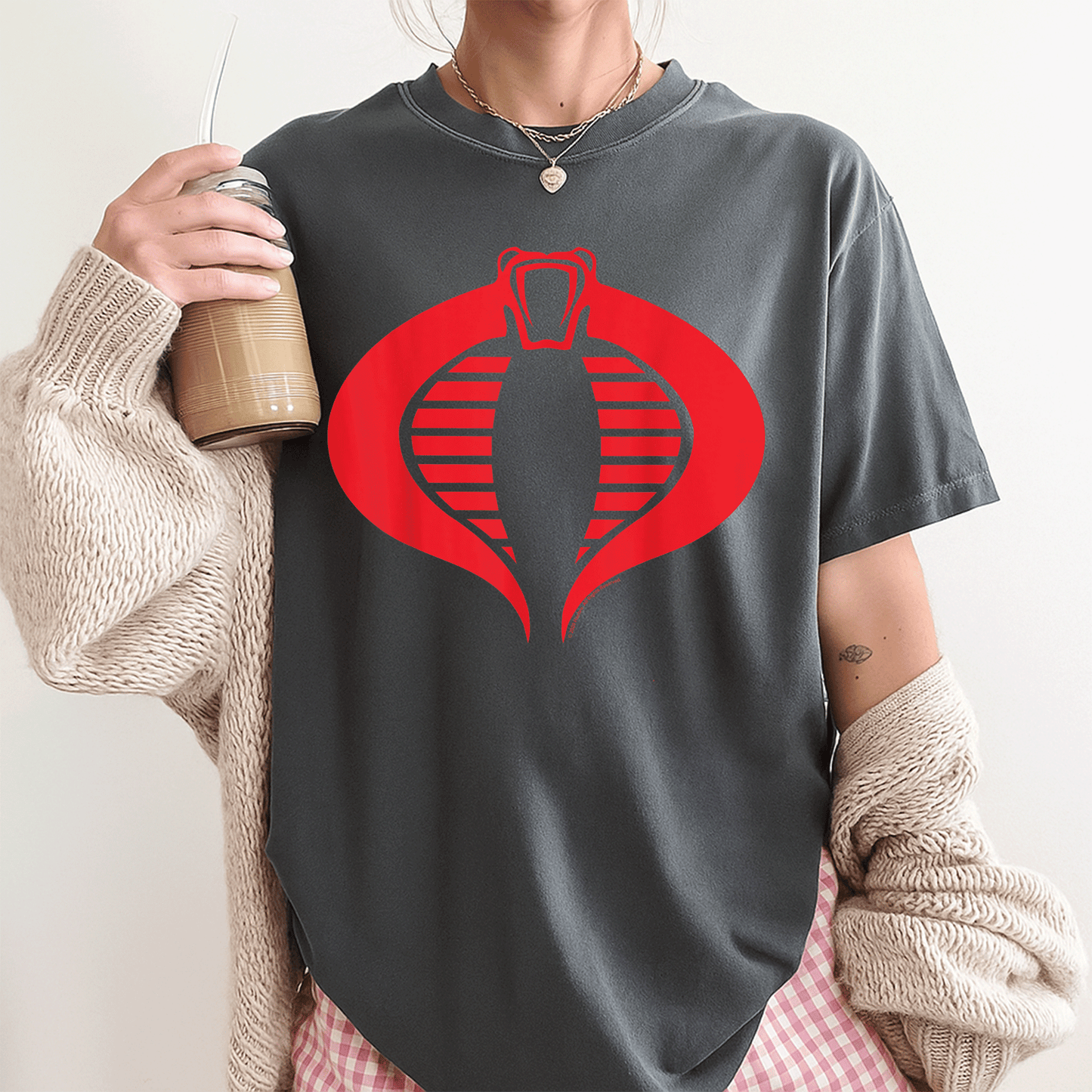 Stylish G.I. Joe Cobra Logo T-Shirt for Fans - Cool Graphic Tee Featuring Iconic Cobra Emblem - Perfect Gift Idea - 3
