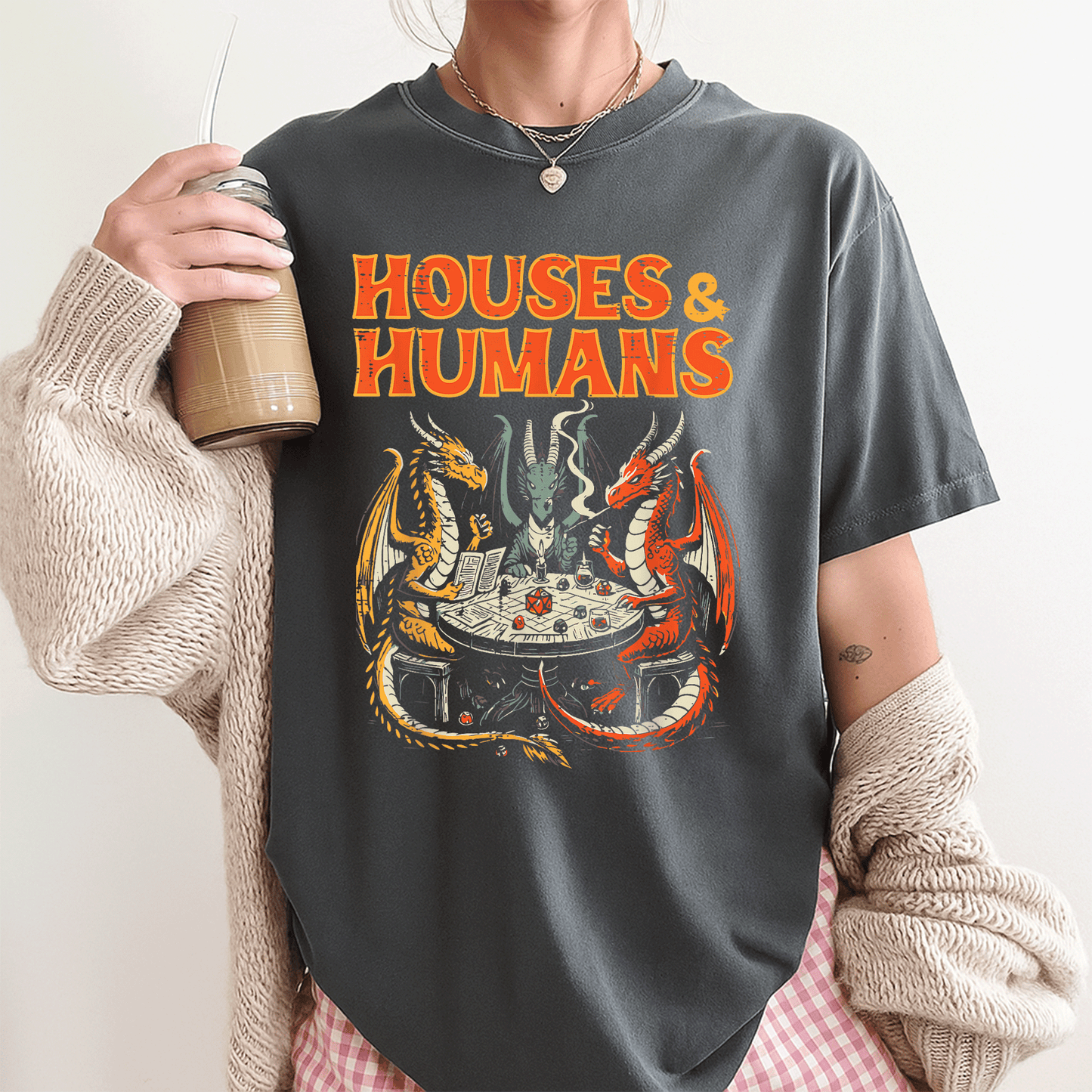 Funny Gaming House RPG Parody T-Shirt for Men, Boys, and Kids - Perfect for Gamers Who Love Humor and Fun Styles - 3