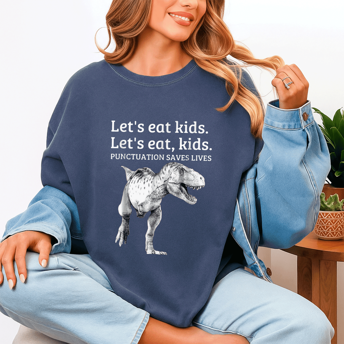 Funny Let's Eat Kids Grammar T-Shirt - Punctuation Saves Lives Design for Grammar Lovers and Teachers - 4