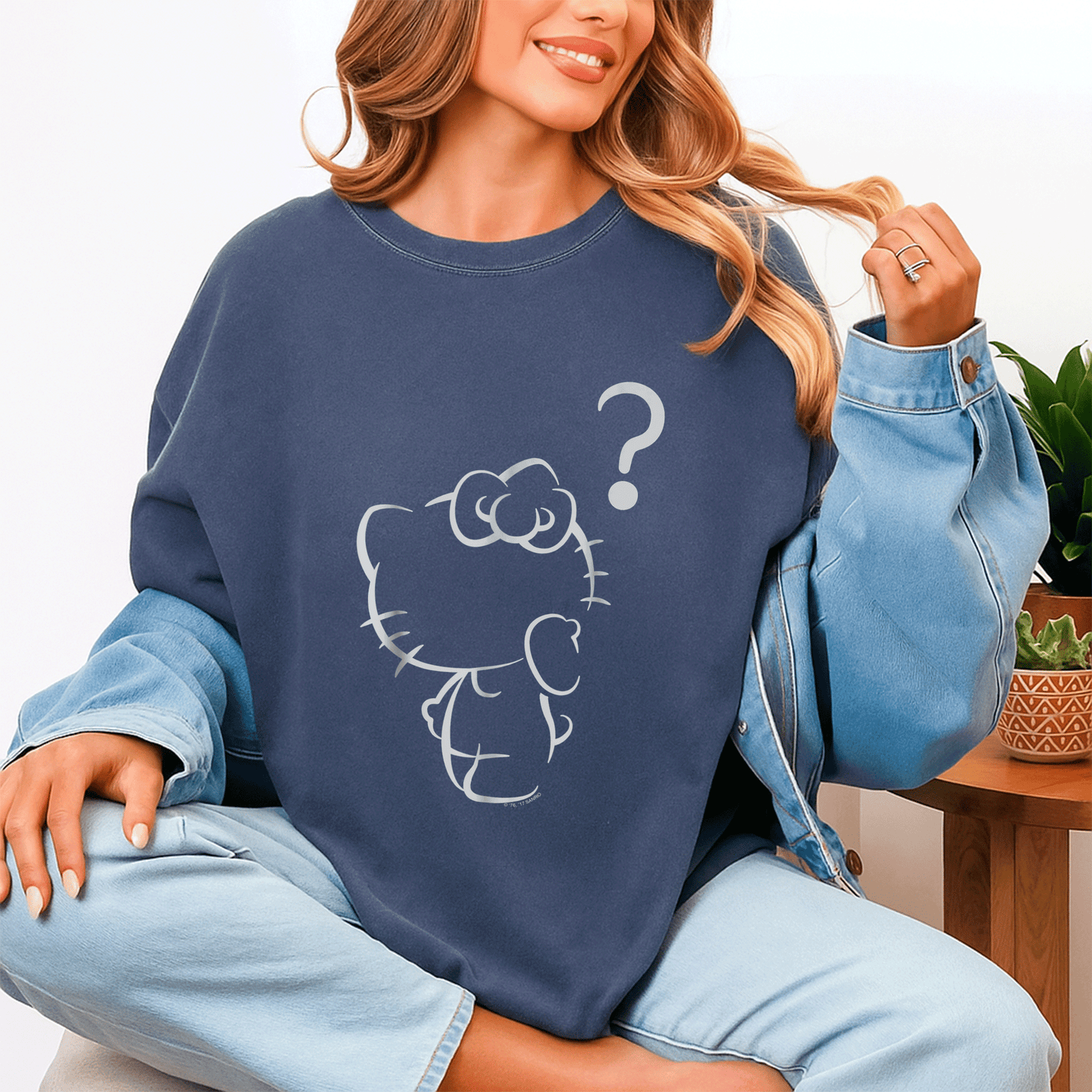 Cute Hello Kitty Question Mark Tee Shirt for Fans, Adorable Graphic Tee Perfect for Casual Wear and Gifts for All Ages - 4