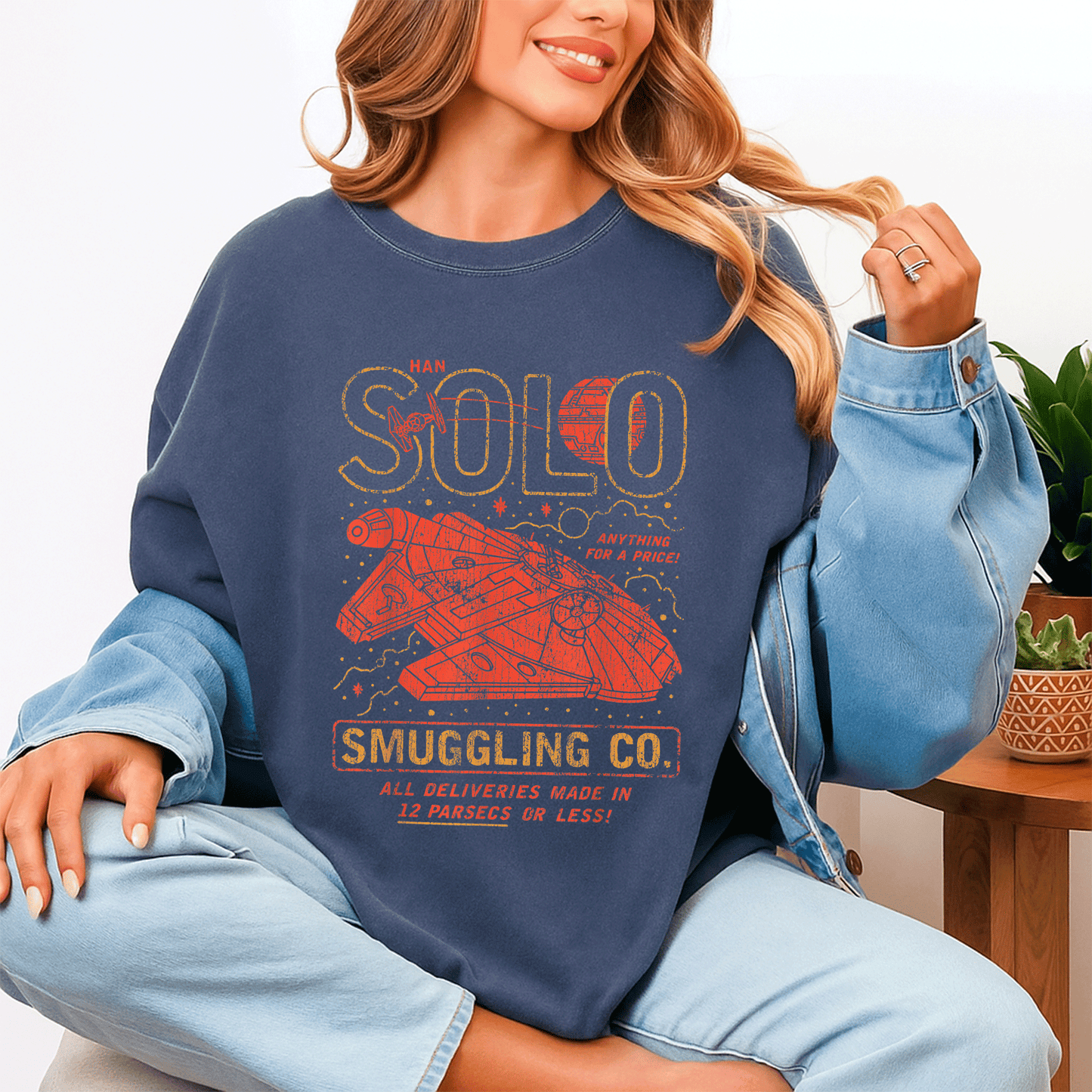Star Wars Han Solo Smuggling Co T-Shirt Featuring Iconic Design for Fans of the Galaxy's Most Notorious Smuggler - 4