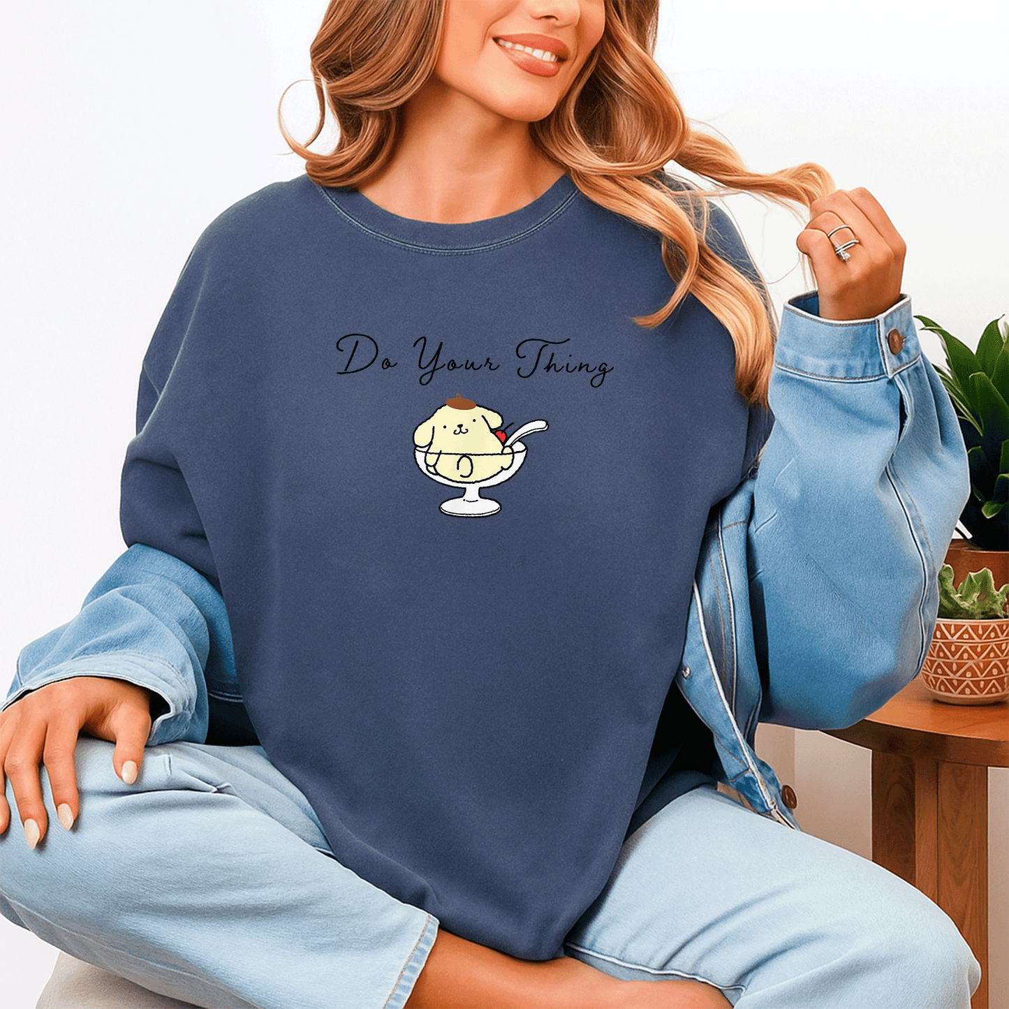 Pompompurin Do Your Thing T-Shirt - Cute and Comfy Sanrio Style Tee Featuring Adorable Pompompurin Design for Fans - 4
