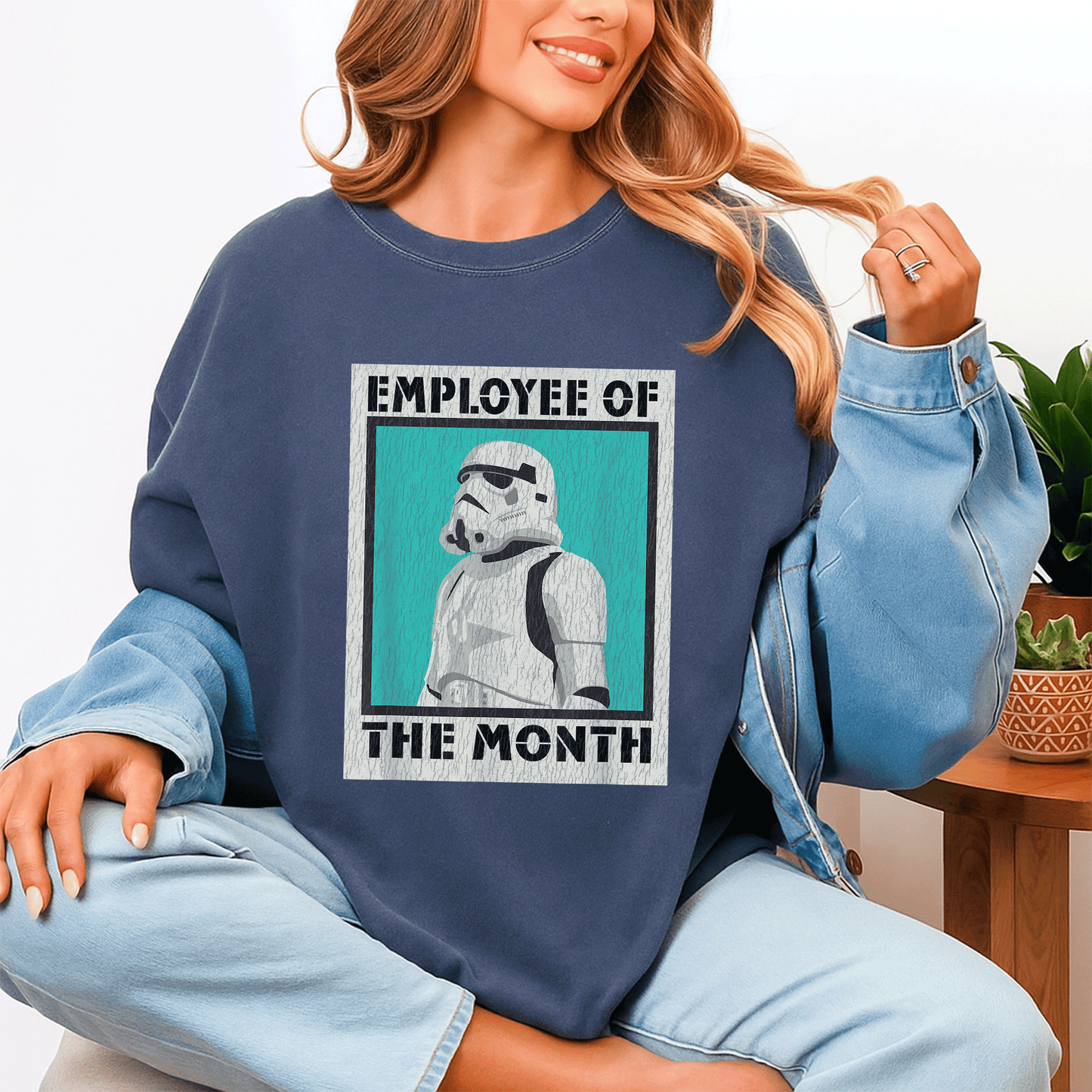 Star Wars Stormtrooper Employee of The Month T-Shirt Perfect for Fans of Galactic Humor and Sci-Fi Style - 4