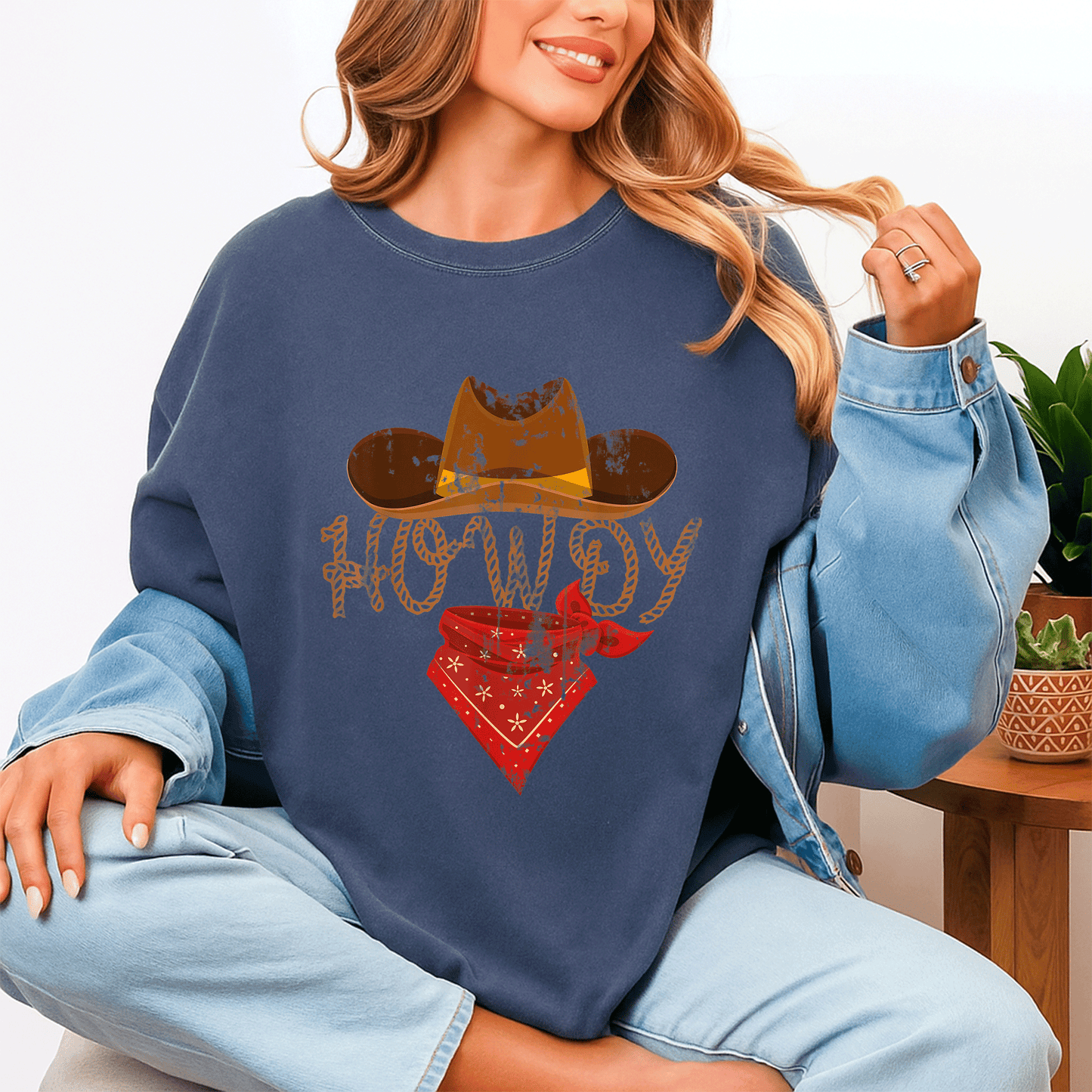 Howdy Cowboy T-Shirt for Men and Women Featuring a Fun Western Graphic, Perfect for Casual Wear and Country Lovers - 4