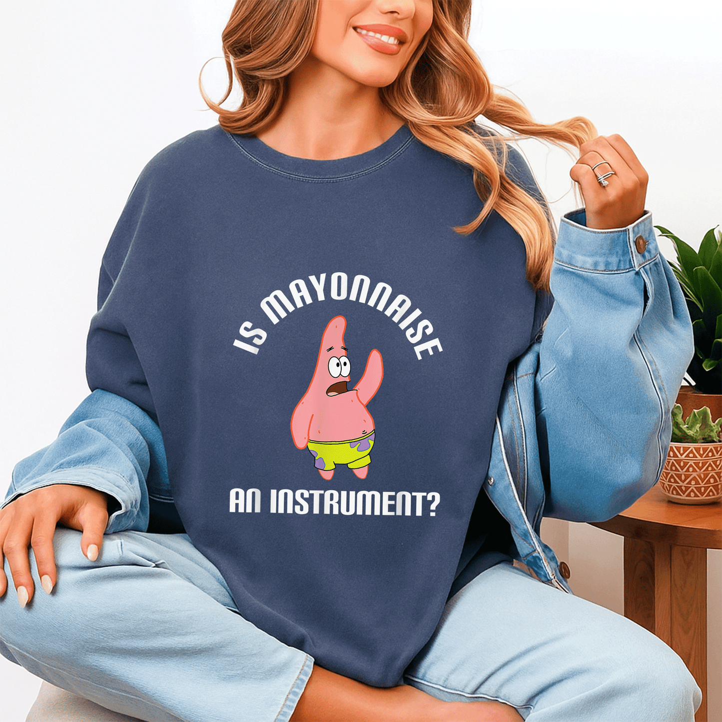 Mademark SpongeBob SquarePants Is Mayonnaise An Instrument T-Shirt Perfect for Fans of Fun and Whimsical Cartoon Apparel - 4