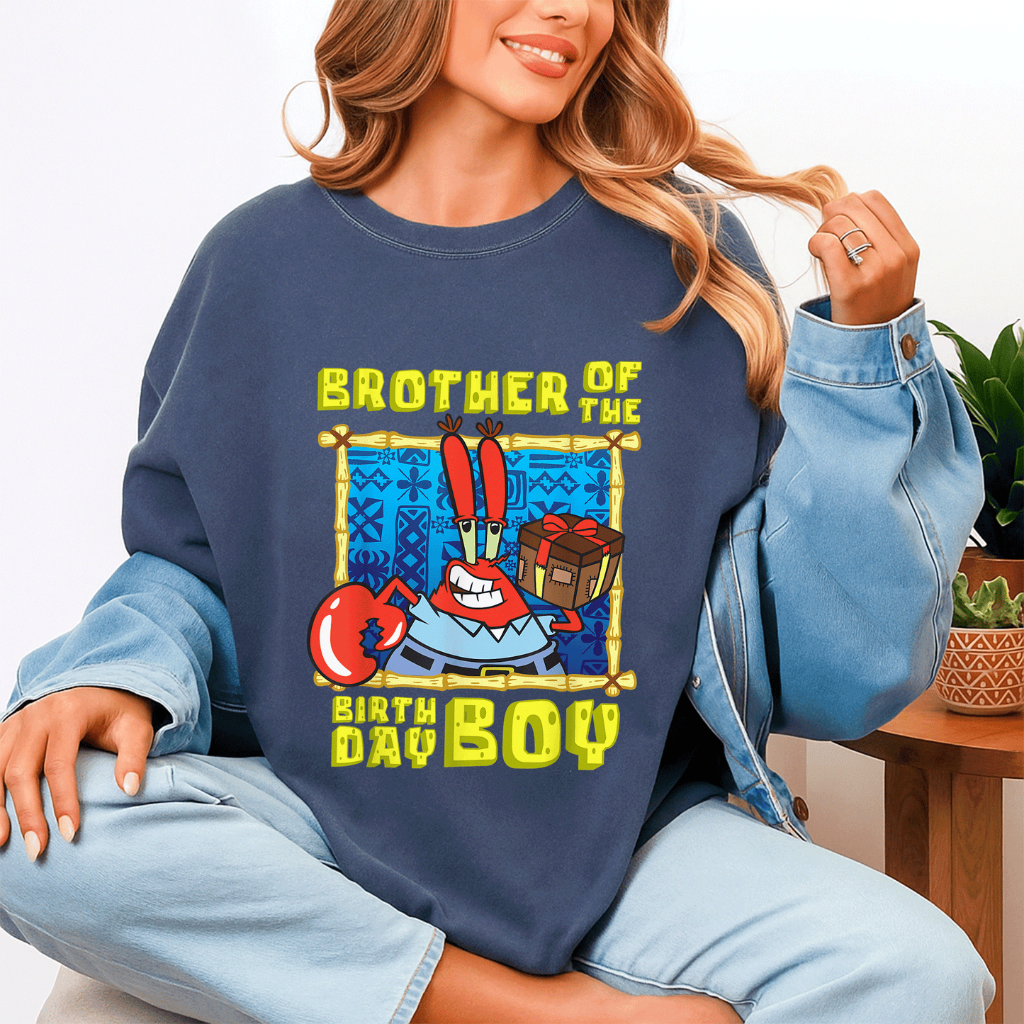 Mademark SpongeBob SquarePants T-Shirt for Boys - Celebrate with Mr. Krabs and the Birthday Boy in Style! - 4