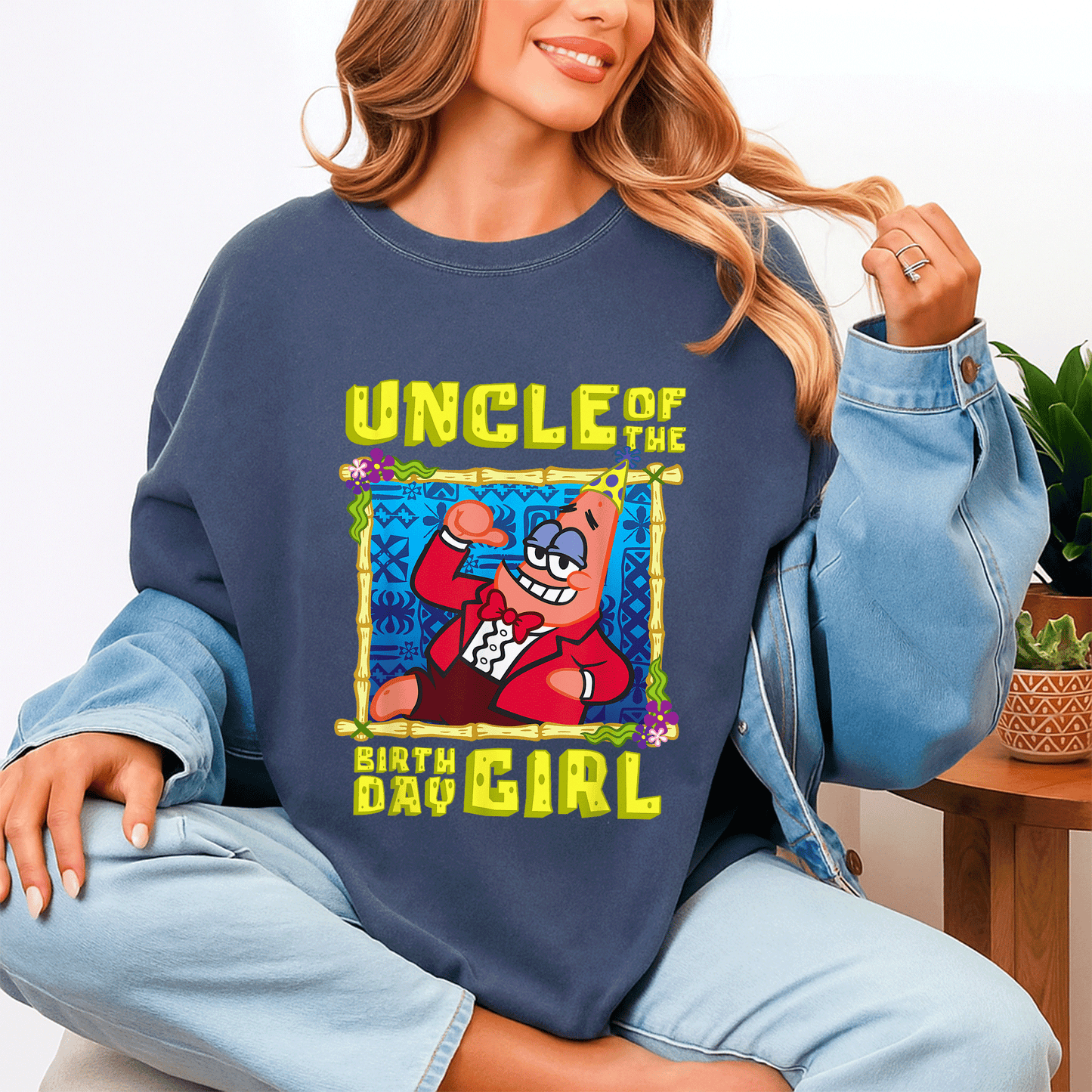 SpongeBob SquarePants Uncle Gift T-Shirt - Fun Patrick Design for Birthday Celebrations Perfect for the Special Uncle - 4