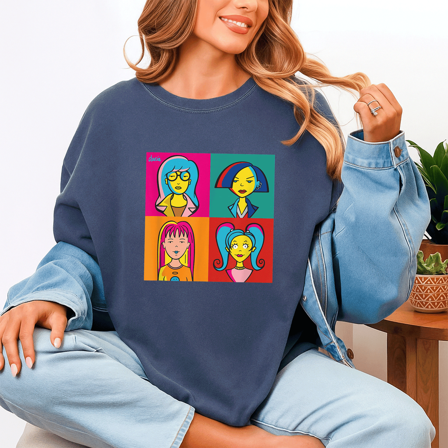 Mademark x Daria Ladies of Daria Pop Art T-Shirt - Stylish and Fun Graphic Tee for Fashion-Forward Women - 4