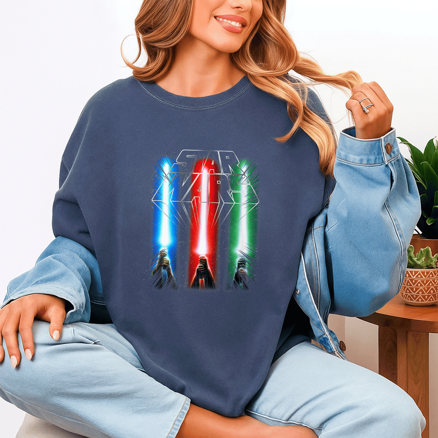 Star Wars Classic Epic Lightsabers Jedi Force Logo T-Shirt for Fans – Cool Graphic Tee for Movie Lovers and Collectors - 4