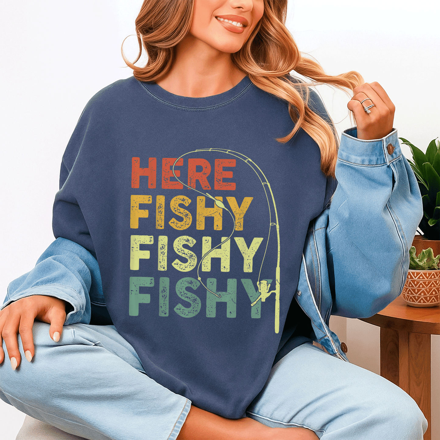 Funny Here-Fishy Shirt for Fishing Enthusiasts, Bass Fish Design T-Shirt for Dads, Kids, Boys, and Men - Great Gift Idea! - 4