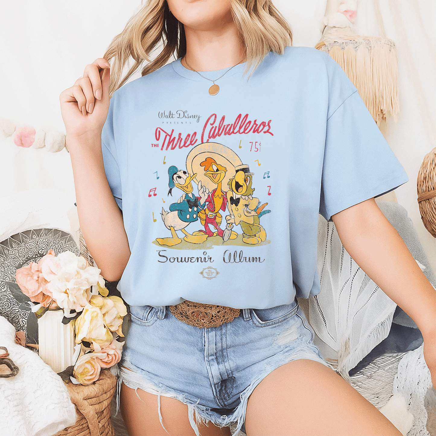 Get the Fun with Disney The Three Caballeros Classic T-Shirt Featuring Your Favorite Characters in Vibrant Style - 2