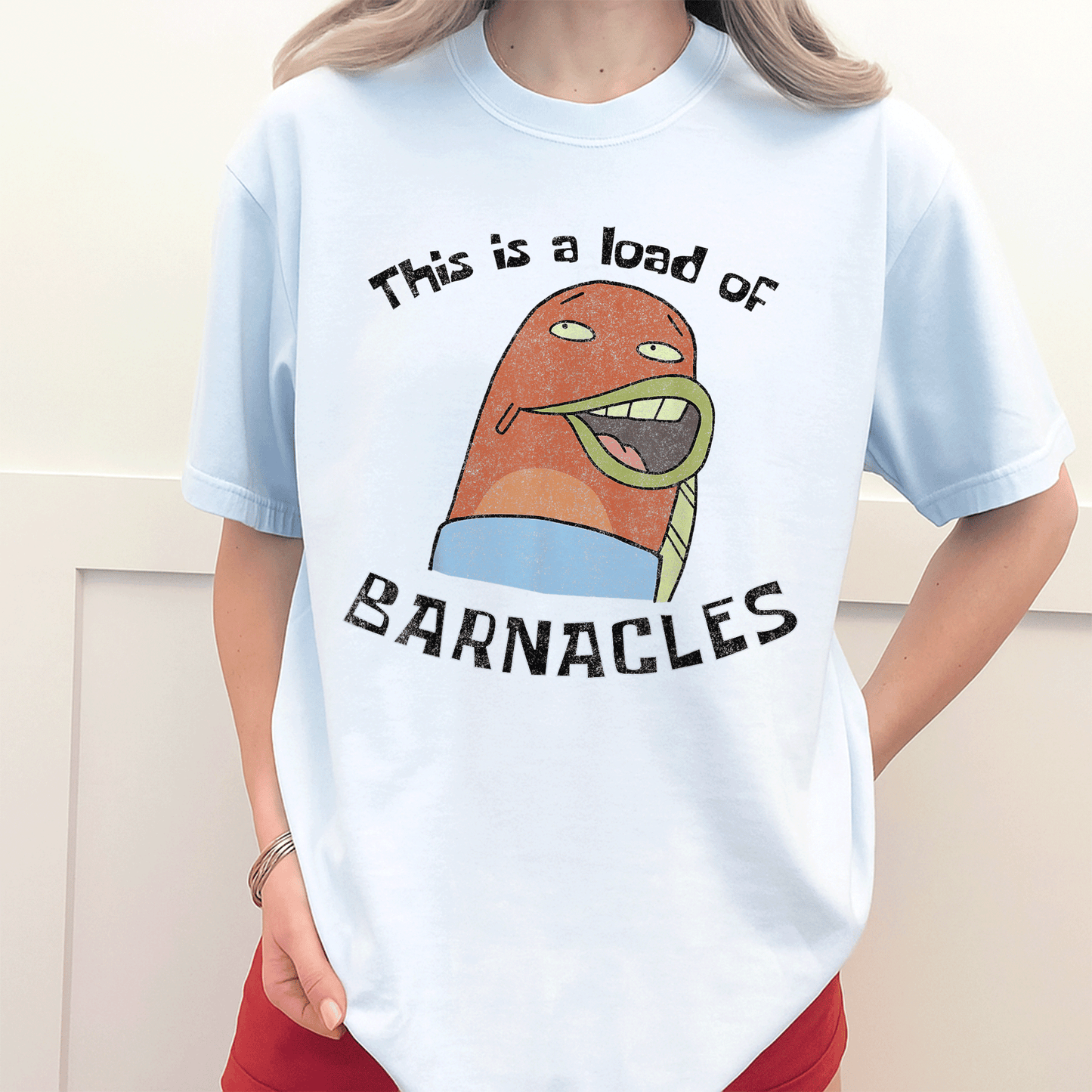 SpongeBob SquarePants Load of Barnacles T-Shirt - Fun and Colorful Tee for Fans of the Beloved Cartoon Character! - 3
