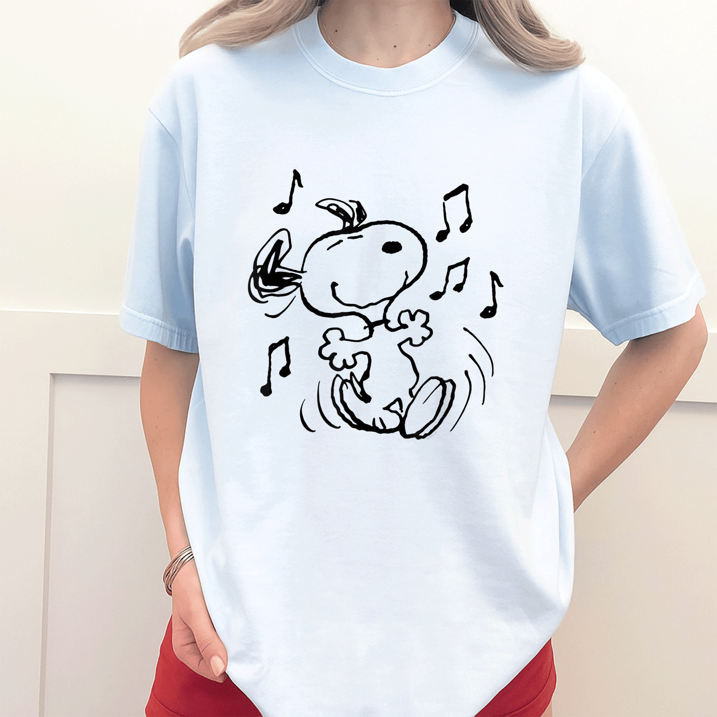 Snoopy Dancing T-Shirt for Peanuts Fans - Fun and Playful Design for All Ages, Perfect Gift for Cartoon Lovers - 3