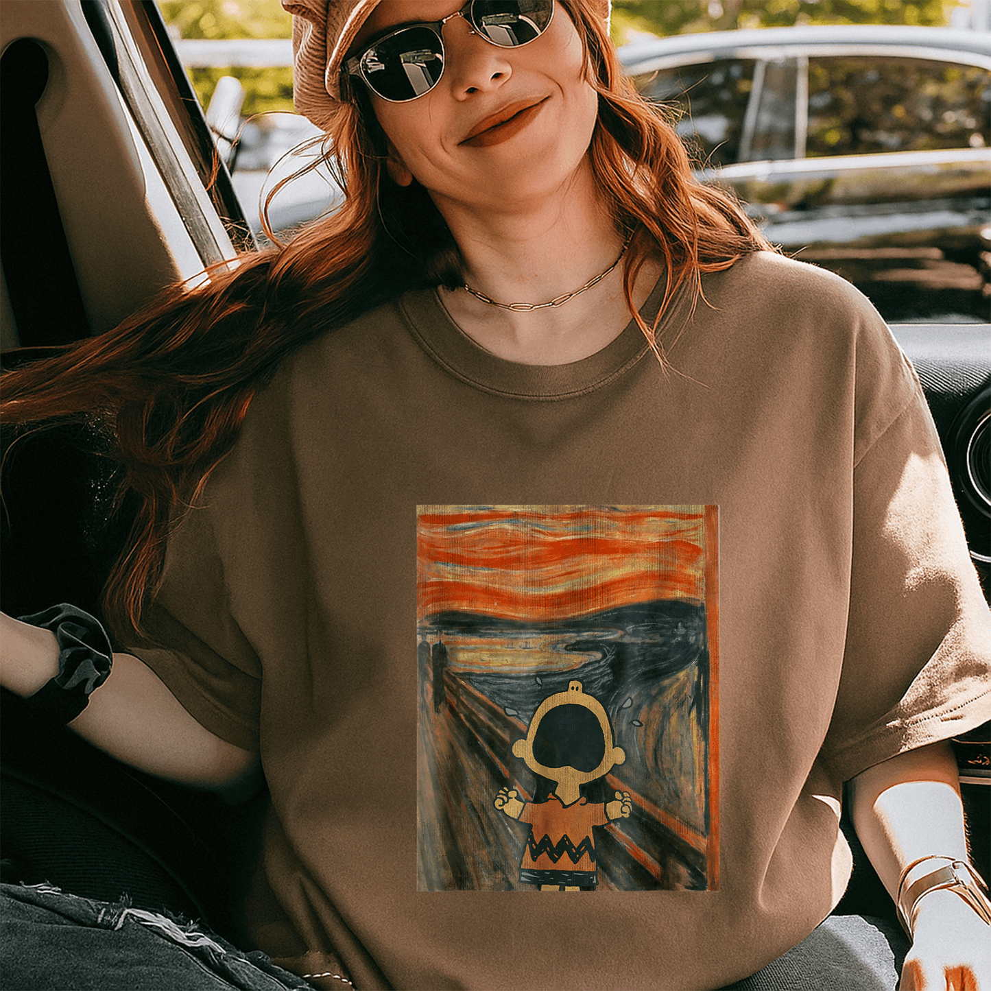 Charlie Scream Peanuts Artsy T-Shirt for Fans of Classic Comics Fun Unique Design Perfect Gift for Cartoon Lovers - 5