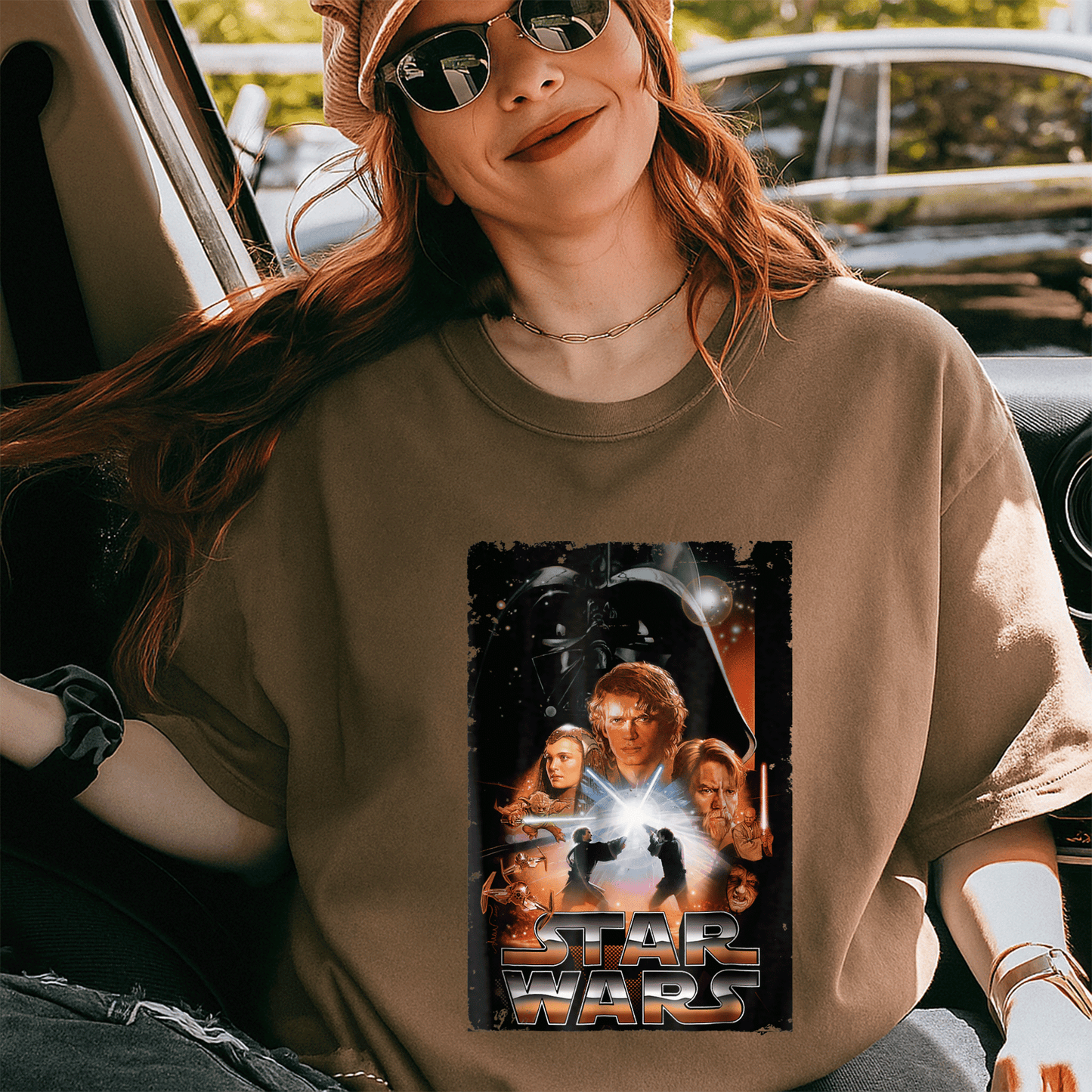 Star Wars Revenge of the Sith Graphic T-Shirt Featuring Iconic Movie Poster Design for Fans and Collectors - 5