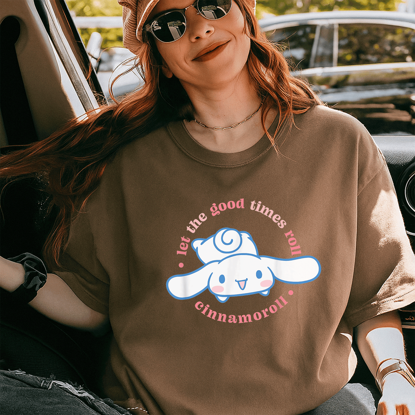 Cute Cinnamoroll Let the Good Times Roll T-Shirt for Fans – Adorable Graphic Tee Featuring Charming Cinnamoroll Design - 5