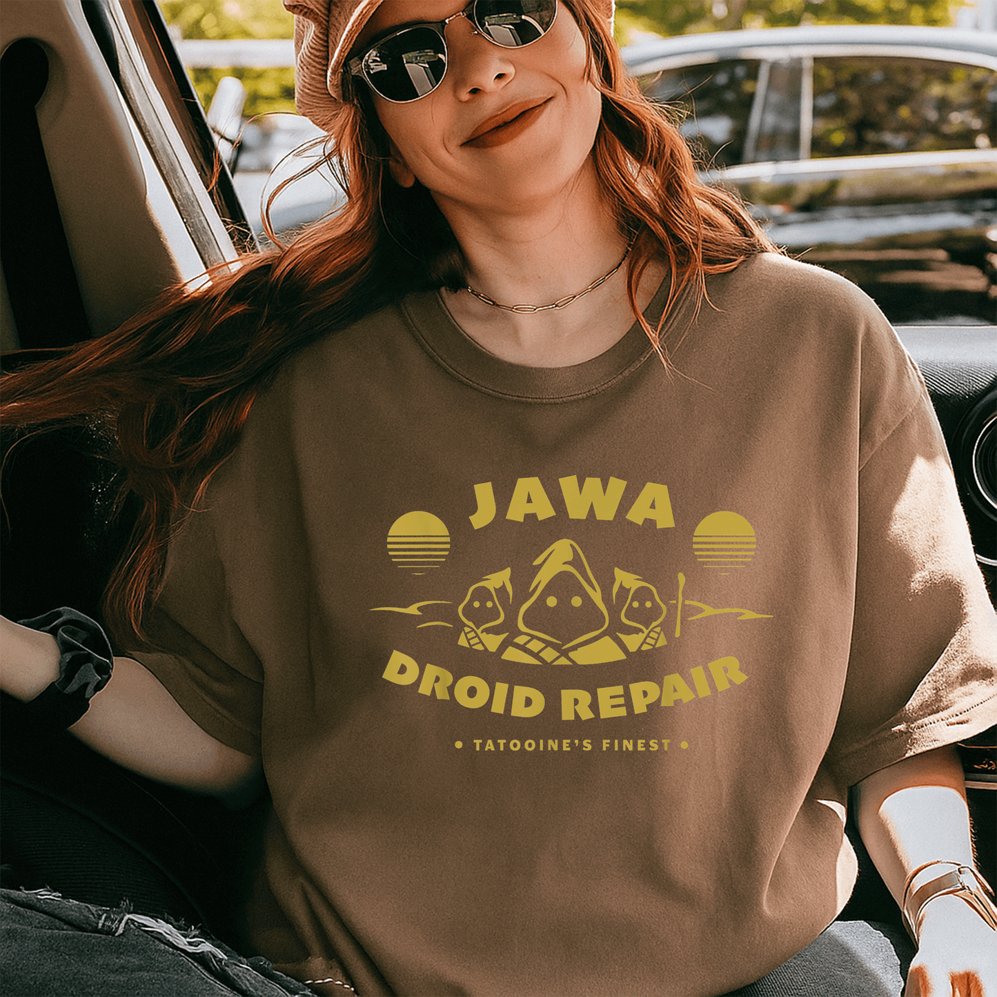 Star Wars Jawa Droid Repair T-Shirt - Tatooine's Finest Design for Fans of the Iconic Sci-Fi Universe and Droid Culture - 5