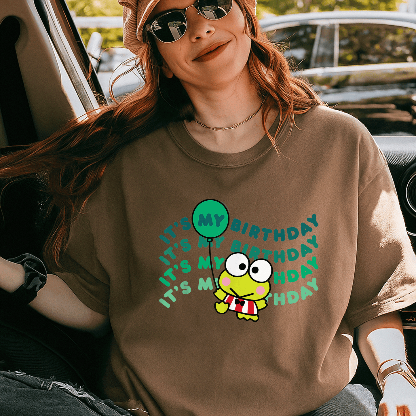 Cute Keroppi It's My Birthday T-Shirt for Kids | Fun Green Frog Design Perfect for Birthday Celebrations and Parties - 5