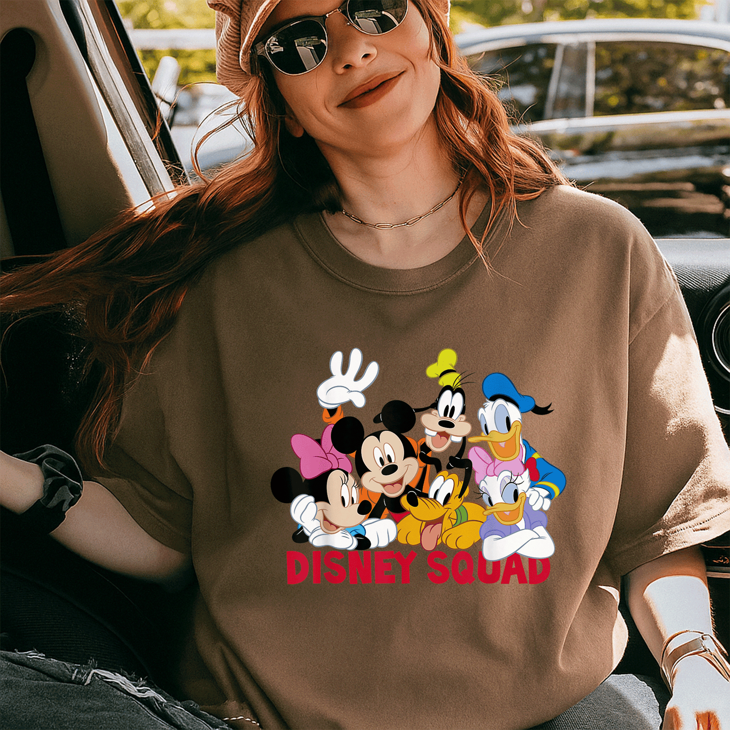 Disney Mickey and Friends Squad T-Shirt Fun Graphic Tee Featuring Classic Characters Perfect for Kids and Disney Fans - 5