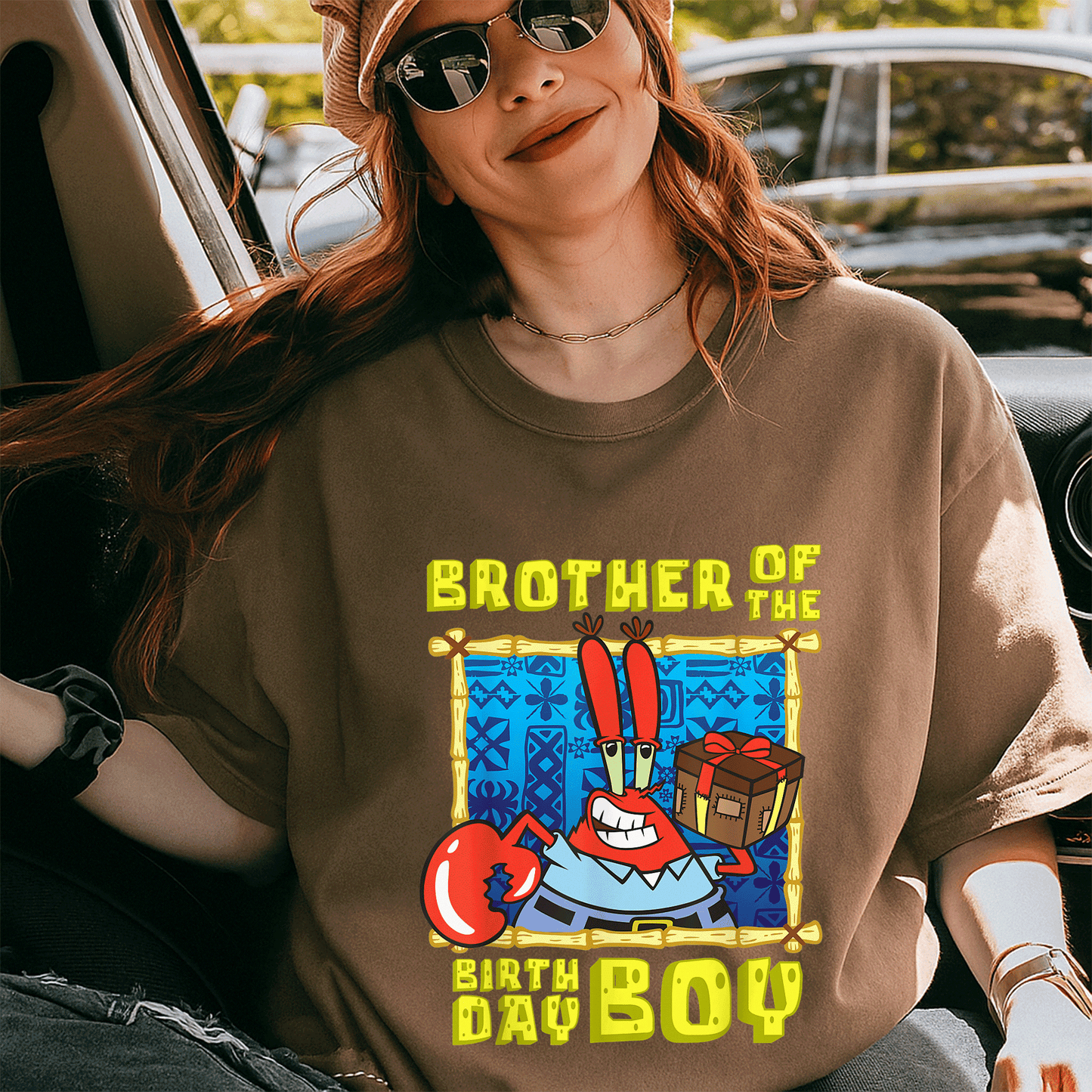 Mademark SpongeBob SquarePants T-Shirt for Boys - Celebrate with Mr. Krabs and the Birthday Boy in Style! - 5