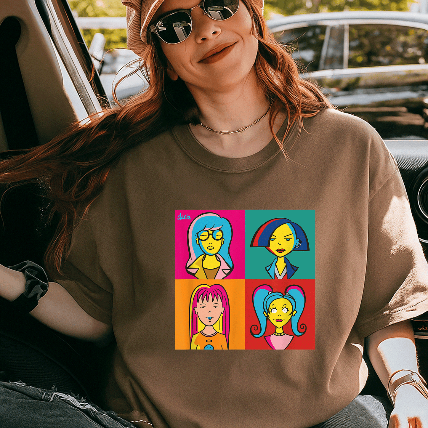 Mademark x Daria Ladies of Daria Pop Art T-Shirt - Stylish and Fun Graphic Tee for Fashion-Forward Women - 5