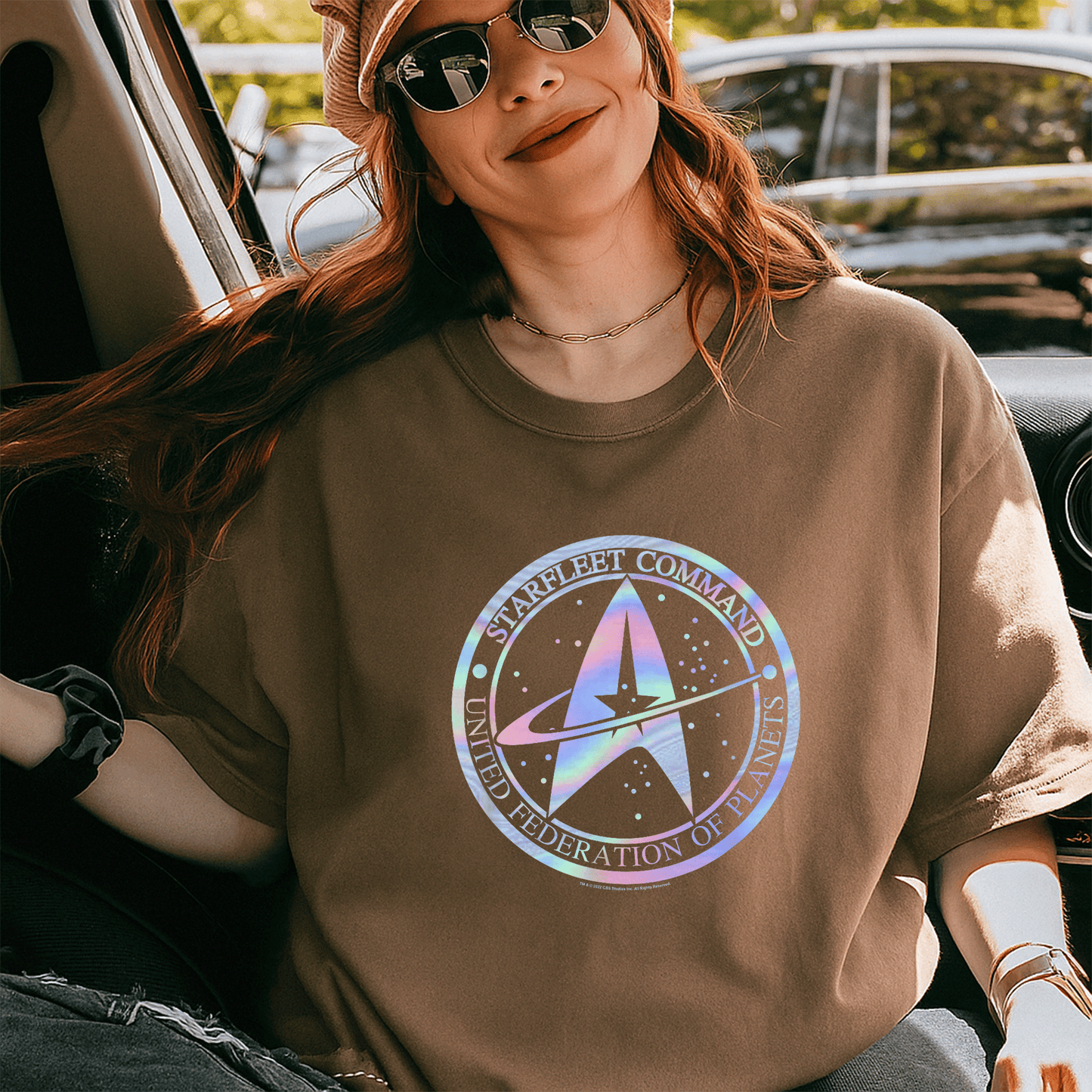 Star Trek Starfleet Command Hologram Fill T-Shirt - Stylish Graphic Tee for Fans of Sci-Fi and Space Exploration - 5