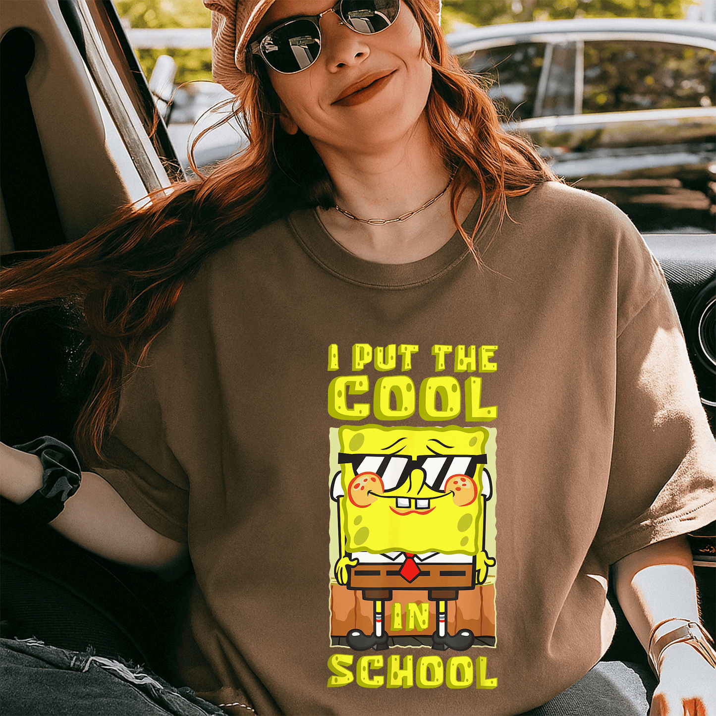 Mademark x SpongeBob SquarePants Boys Gift T-Shirt - Cool Back To School Tee Featuring Fun SpongeBob Design for Kids - 5