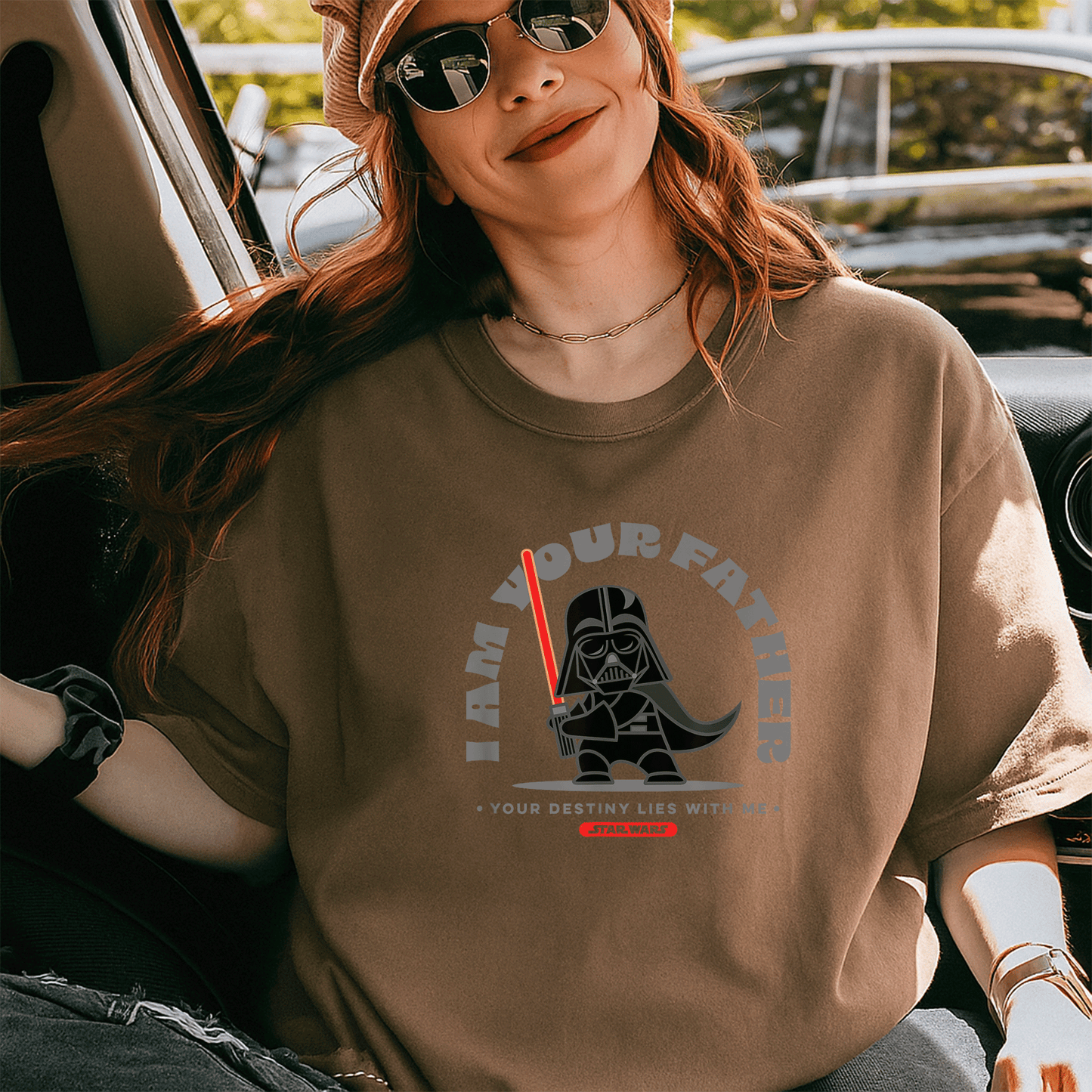 Stand Strong with the Amazon Essentials Star Wars Darth Vader T-Shirt 'I Am Your Father' - Perfect for Fans and Collectors! - 5