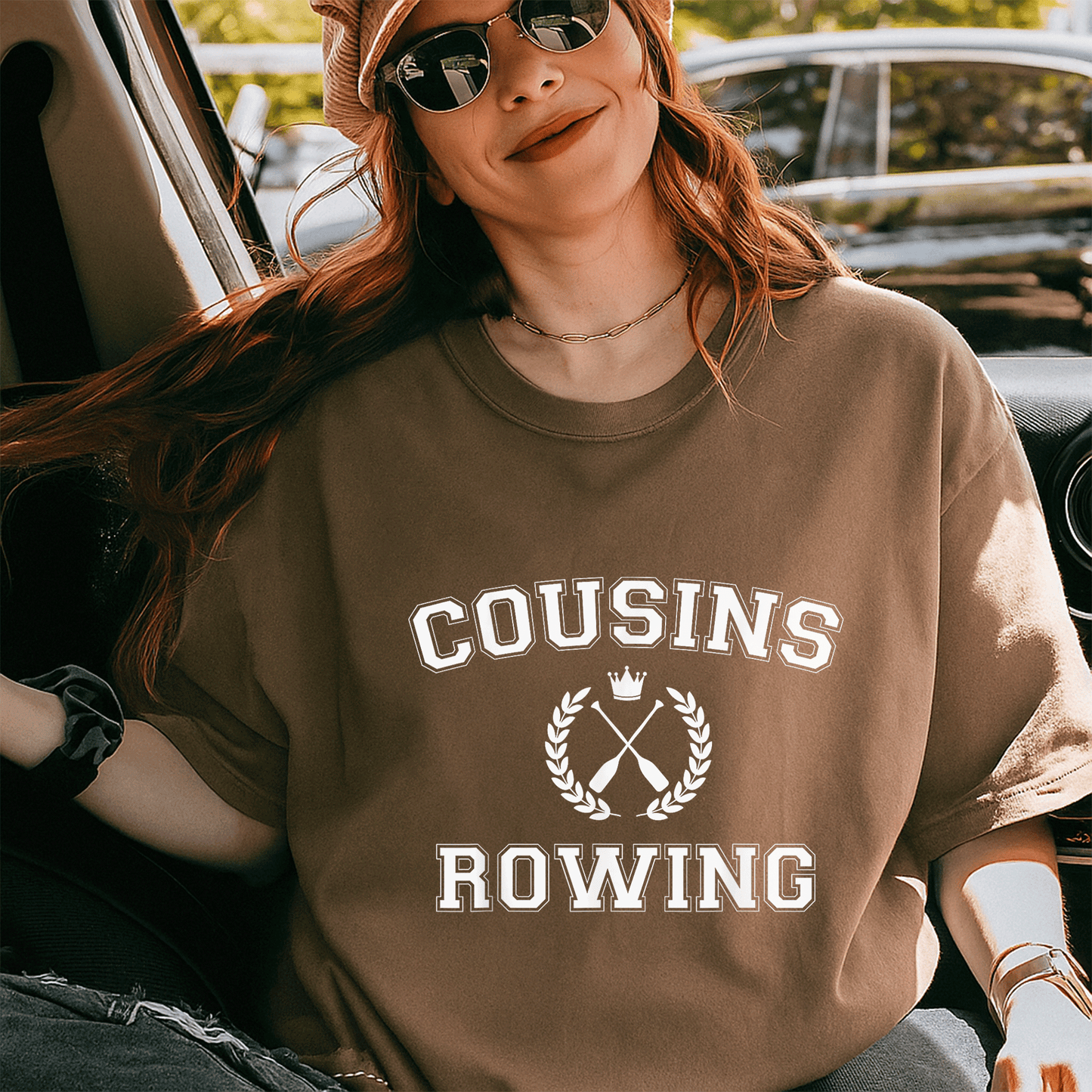 Cousins Rowing T-Shirt Inspired by The Summer I Turned Pretty - Perfect Gift for Fans of Summer Adventures and Friendship - 5