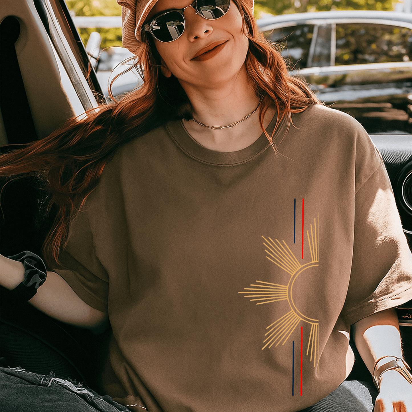 Shop the Minimalist Filipino Sun T-Shirt – A Stylish and Vibrant Graphic Tee Celebrating Filipino Culture and Sunshine! - 5