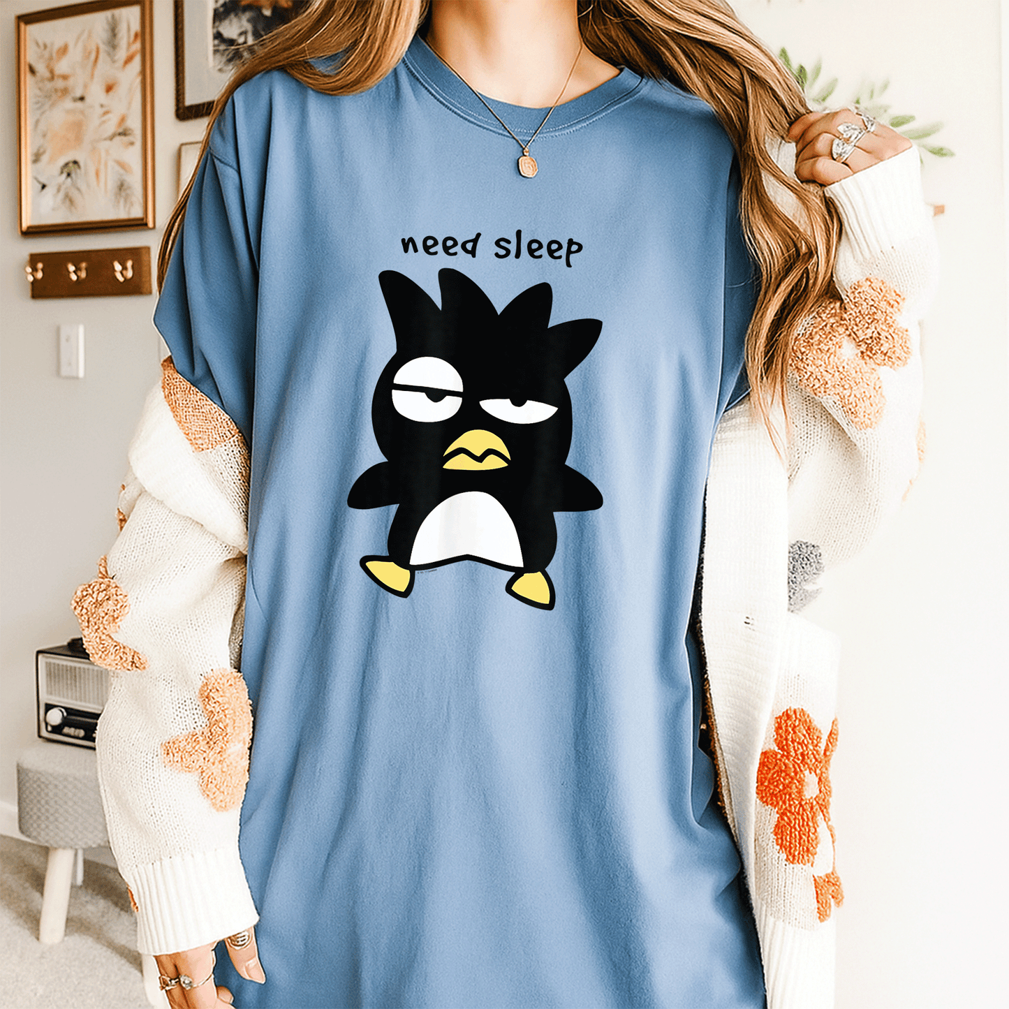 Cozy Badtz Maru Need Sleep Tee for Anime Lovers - Adorable Sleepy Design Perfect for Relaxed Days and Casual Outfits - 4