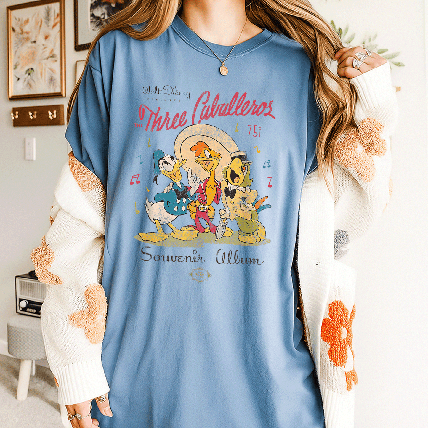 Get the Fun with Disney The Three Caballeros Classic T-Shirt Featuring Your Favorite Characters in Vibrant Style - 4