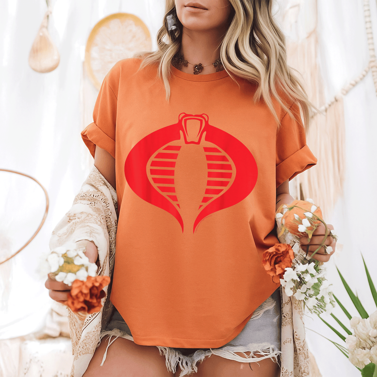Stylish G.I. Joe Cobra Logo T-Shirt for Fans - Cool Graphic Tee Featuring Iconic Cobra Emblem - Perfect Gift Idea - 6
