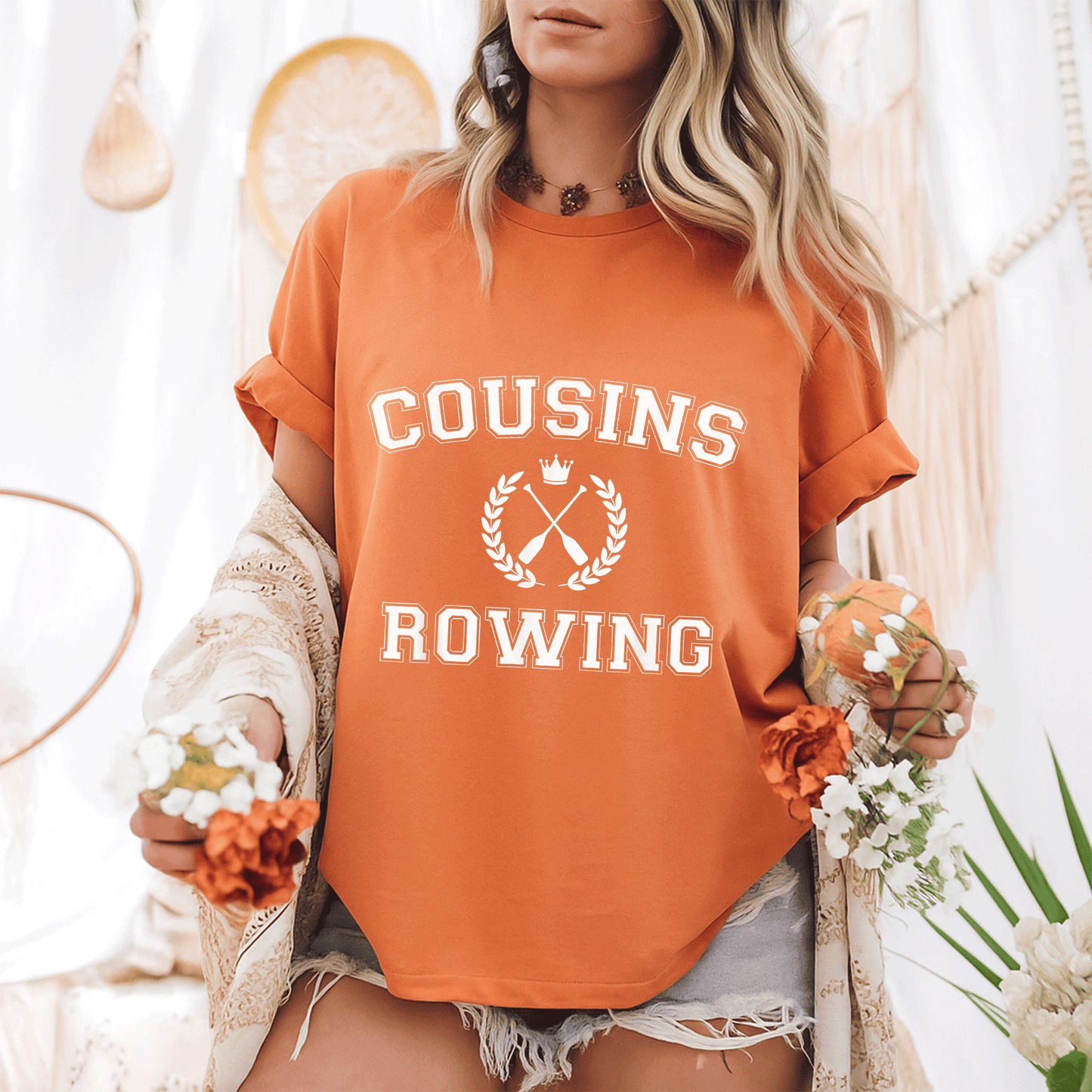 Cousins Rowing T-Shirt Inspired by The Summer I Turned Pretty - Perfect Gift for Fans of Summer Adventures and Friendship - 6