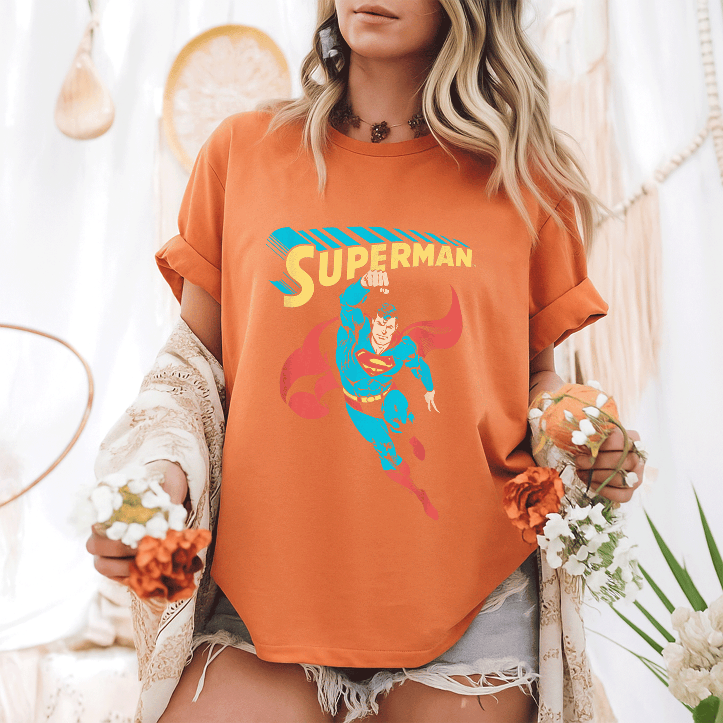 Stylish Superman Superhero T-Shirt for Fans - Bold Graphic Design Perfect for Comic Lovers and Everyday Wear - 6