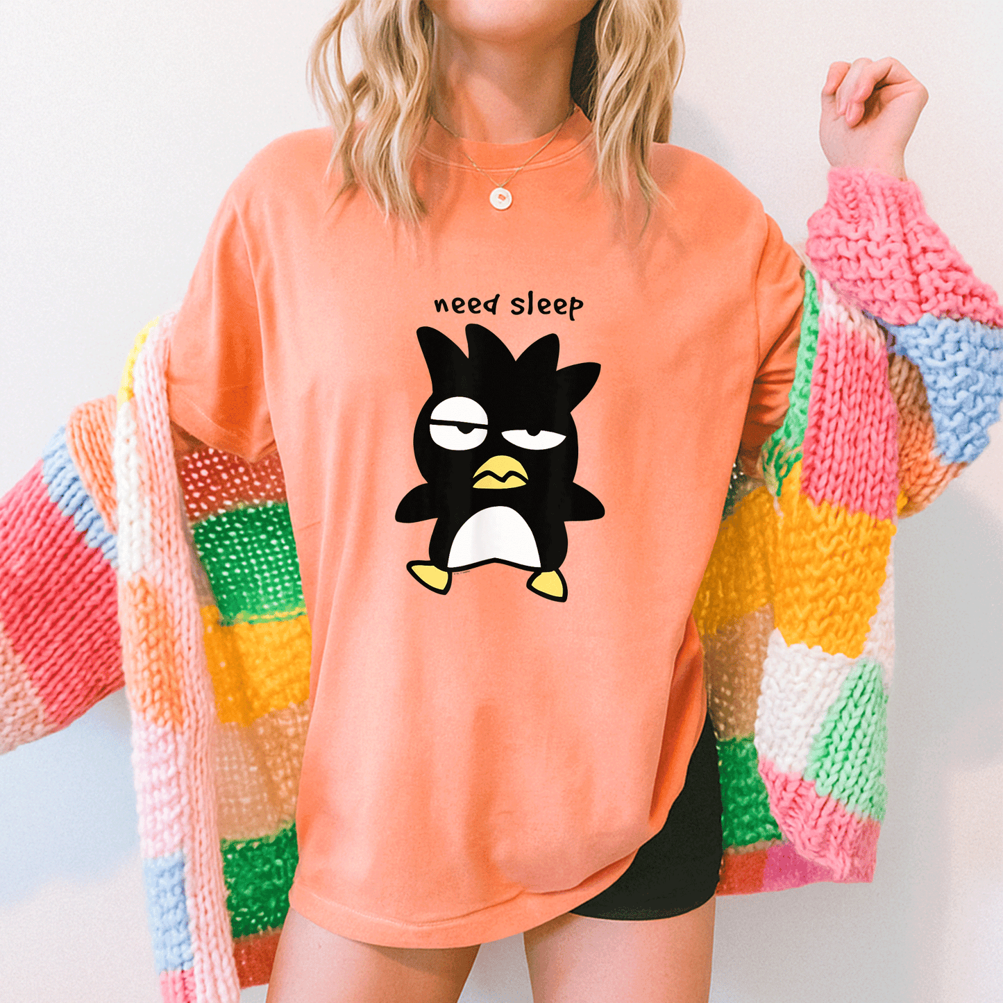 Cozy Badtz Maru Need Sleep Tee for Anime Lovers - Adorable Sleepy Design Perfect for Relaxed Days and Casual Outfits - 5