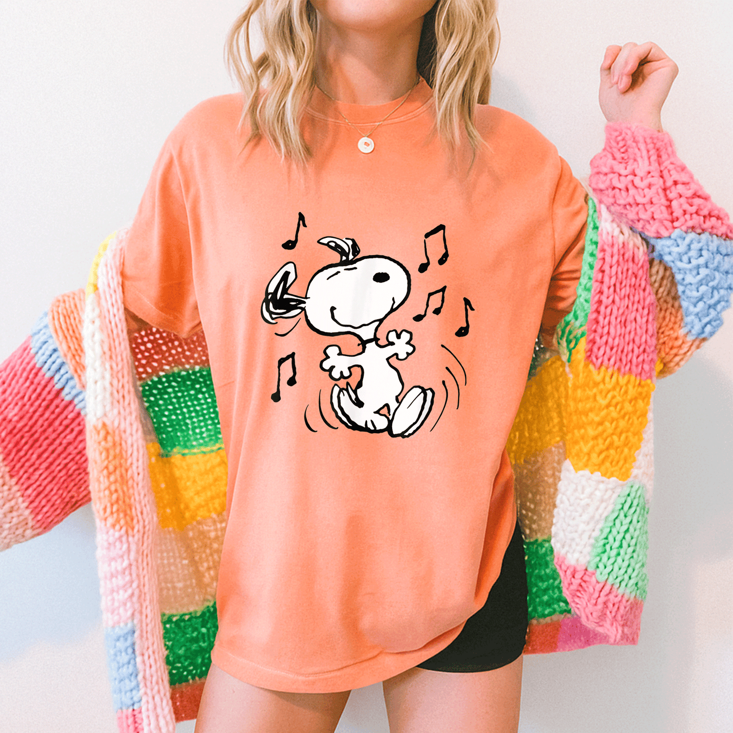 Snoopy Dancing T-Shirt for Peanuts Fans - Fun and Playful Design for All Ages, Perfect Gift for Cartoon Lovers - 5
