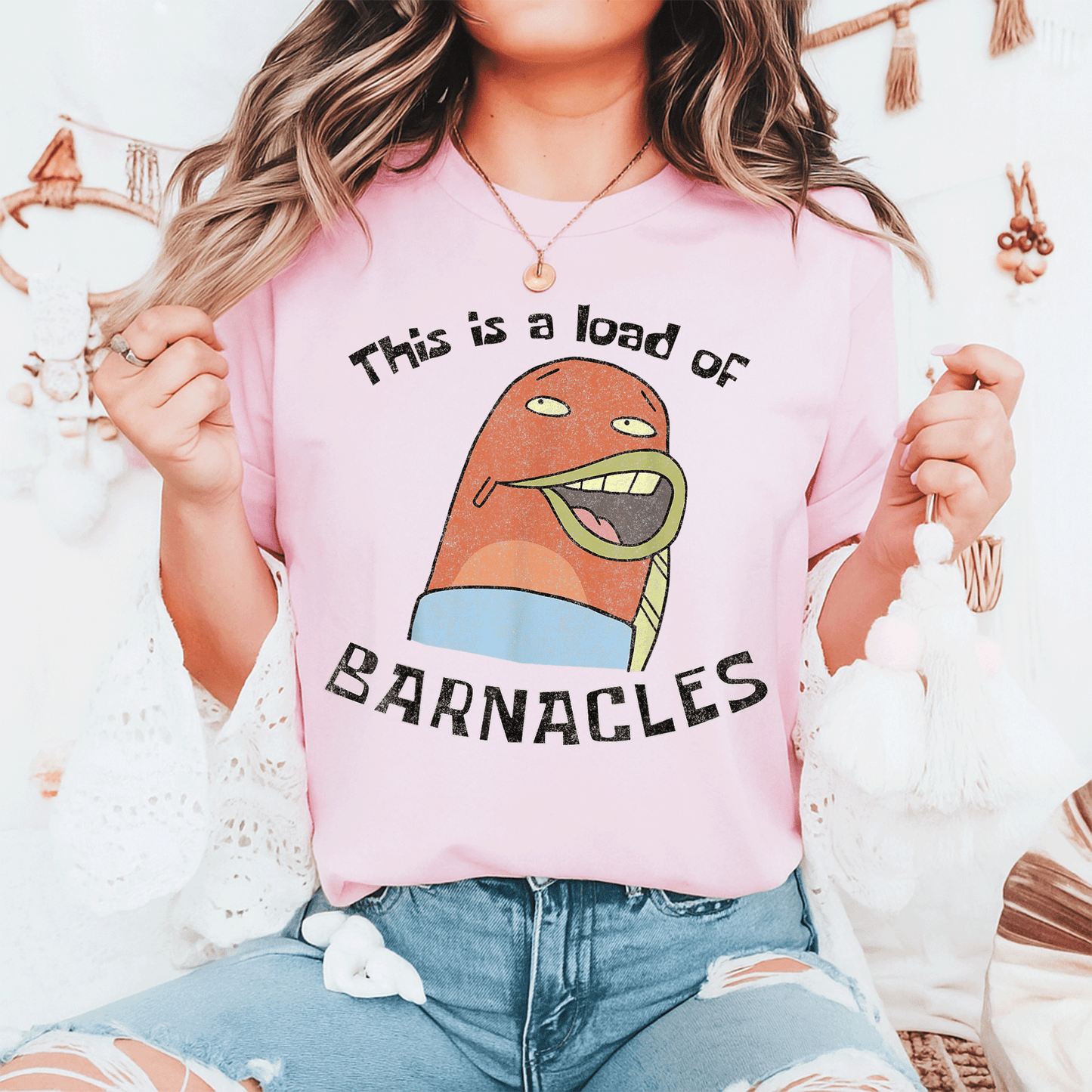 SpongeBob SquarePants Load of Barnacles T-Shirt - Fun and Colorful Tee for Fans of the Beloved Cartoon Character! - 6
