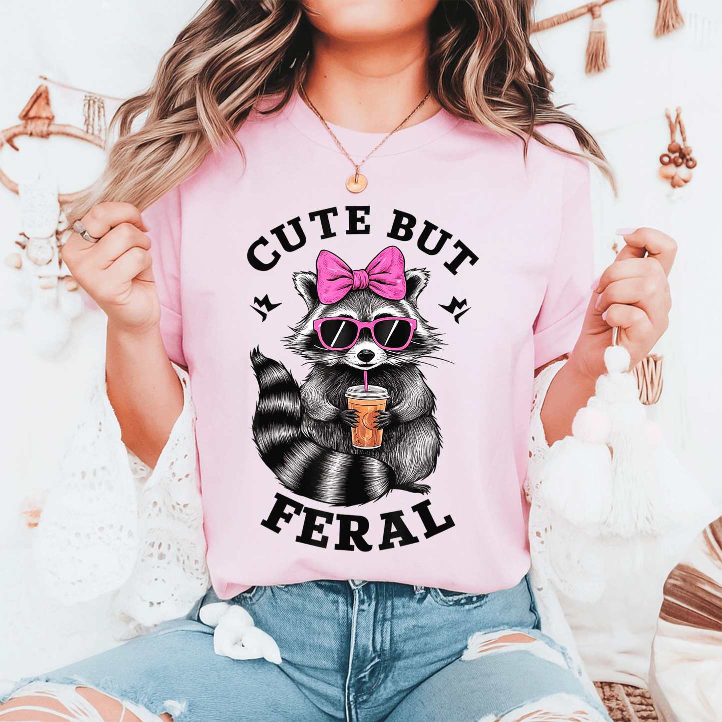 Cute Feral Raccoon T-Shirt with Sunglasses | Fun and Colorful Graphic Tee for Animal Lovers and Casual Wear - 6